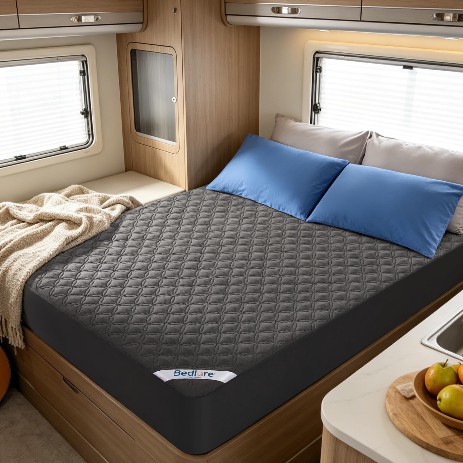 Waterproof RV Queen Size Mattress Protector