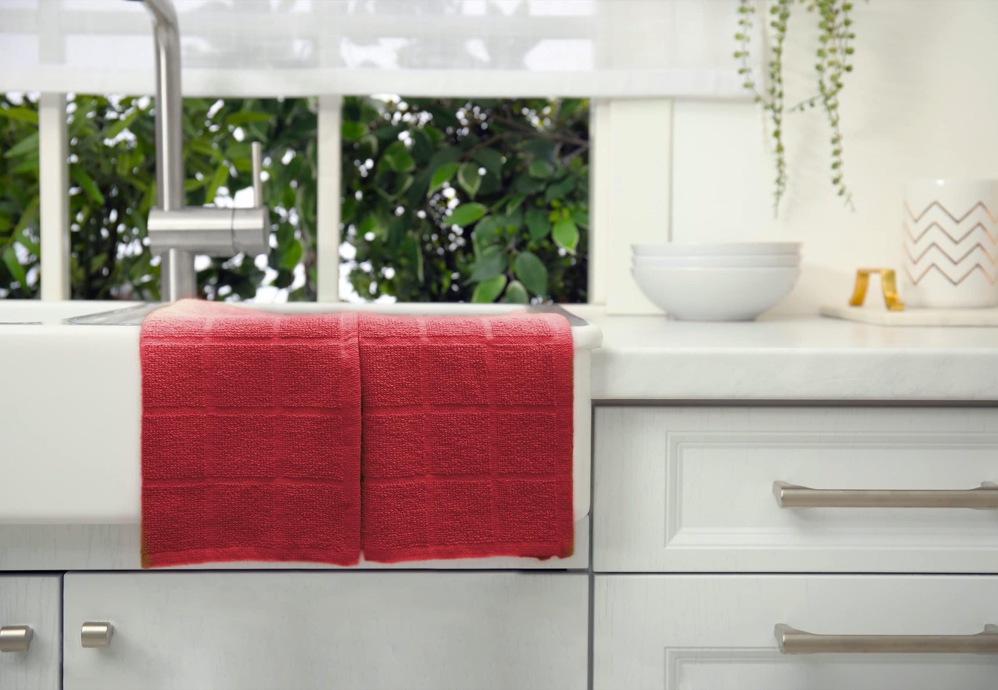 100% Cotton Dish Cloths for Dish Washing