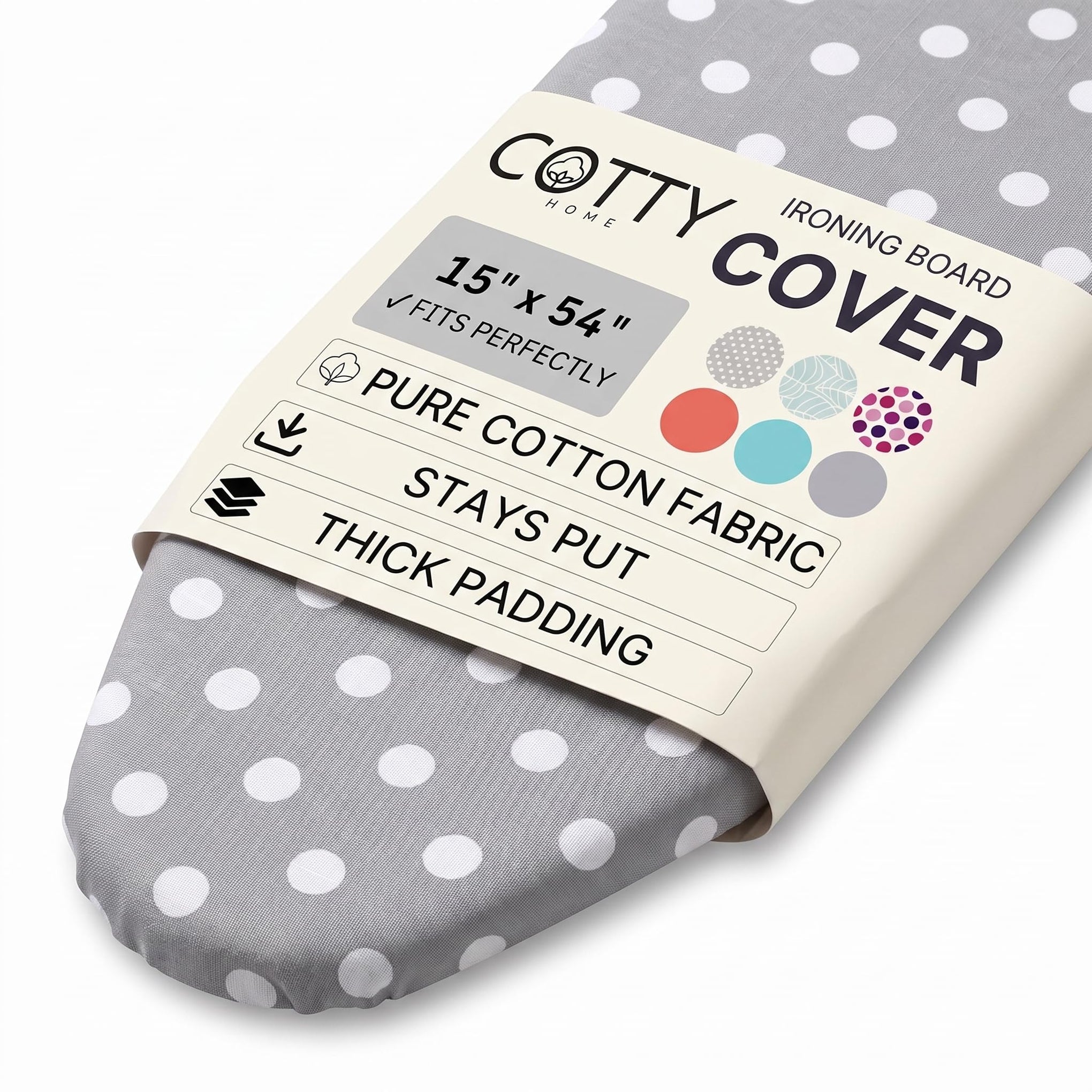 Extra Thick Ironing Board Cover 15x54 Standard Size