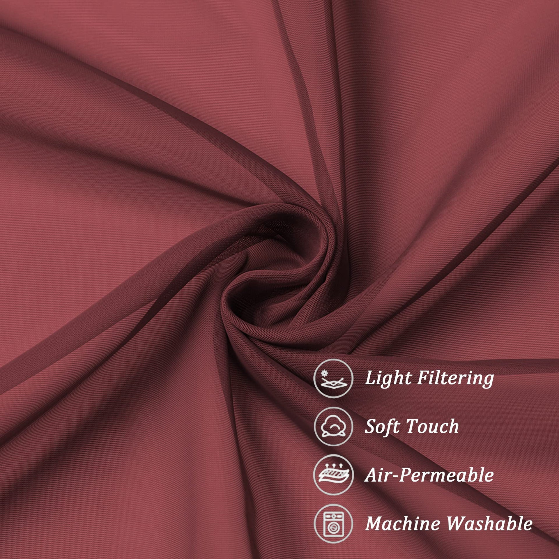 Sheer Valances for Windows 2 Pack