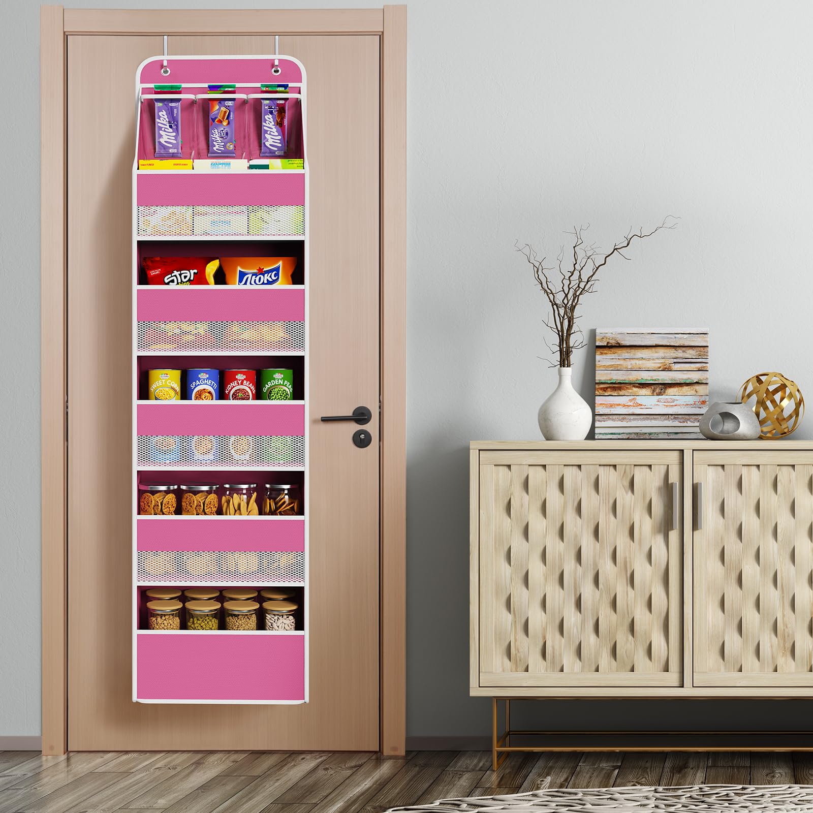 Fabric Over Door Hanging Organizer for Baby Nursery