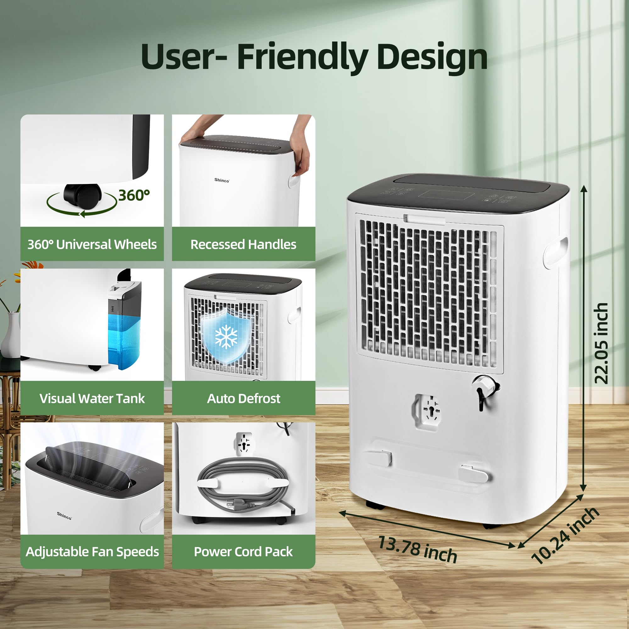 86 Pints Dehumidifier for Home and Basements