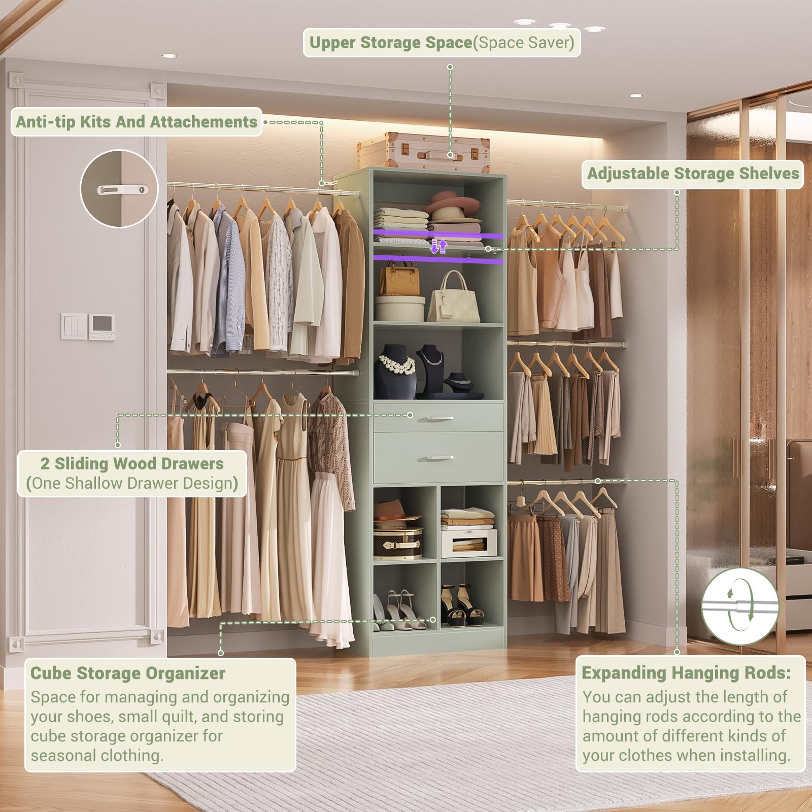 Closet System (8 Foot)