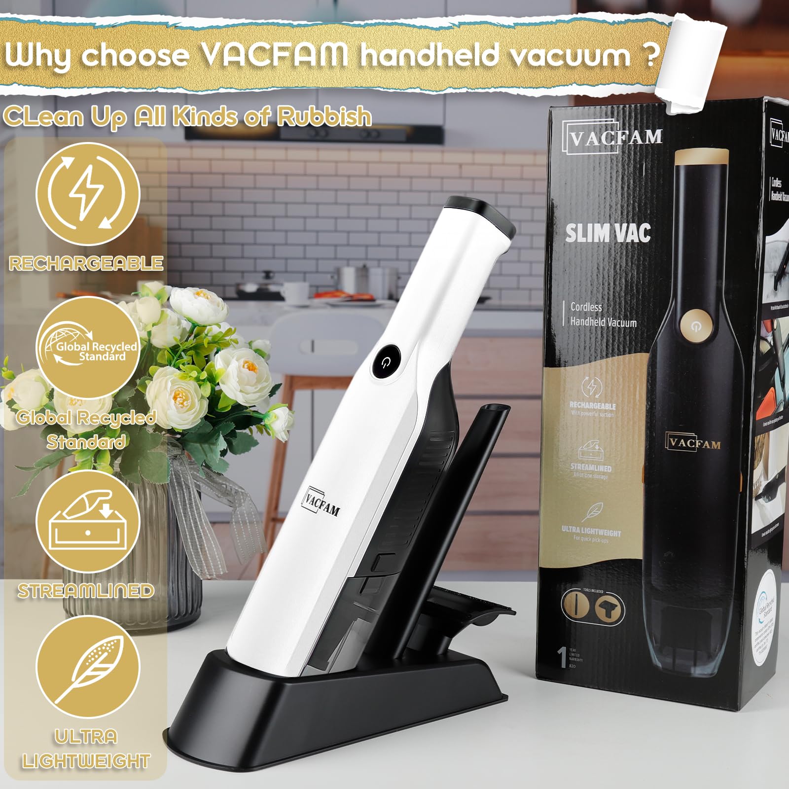 Handheld Vacuum Cordless