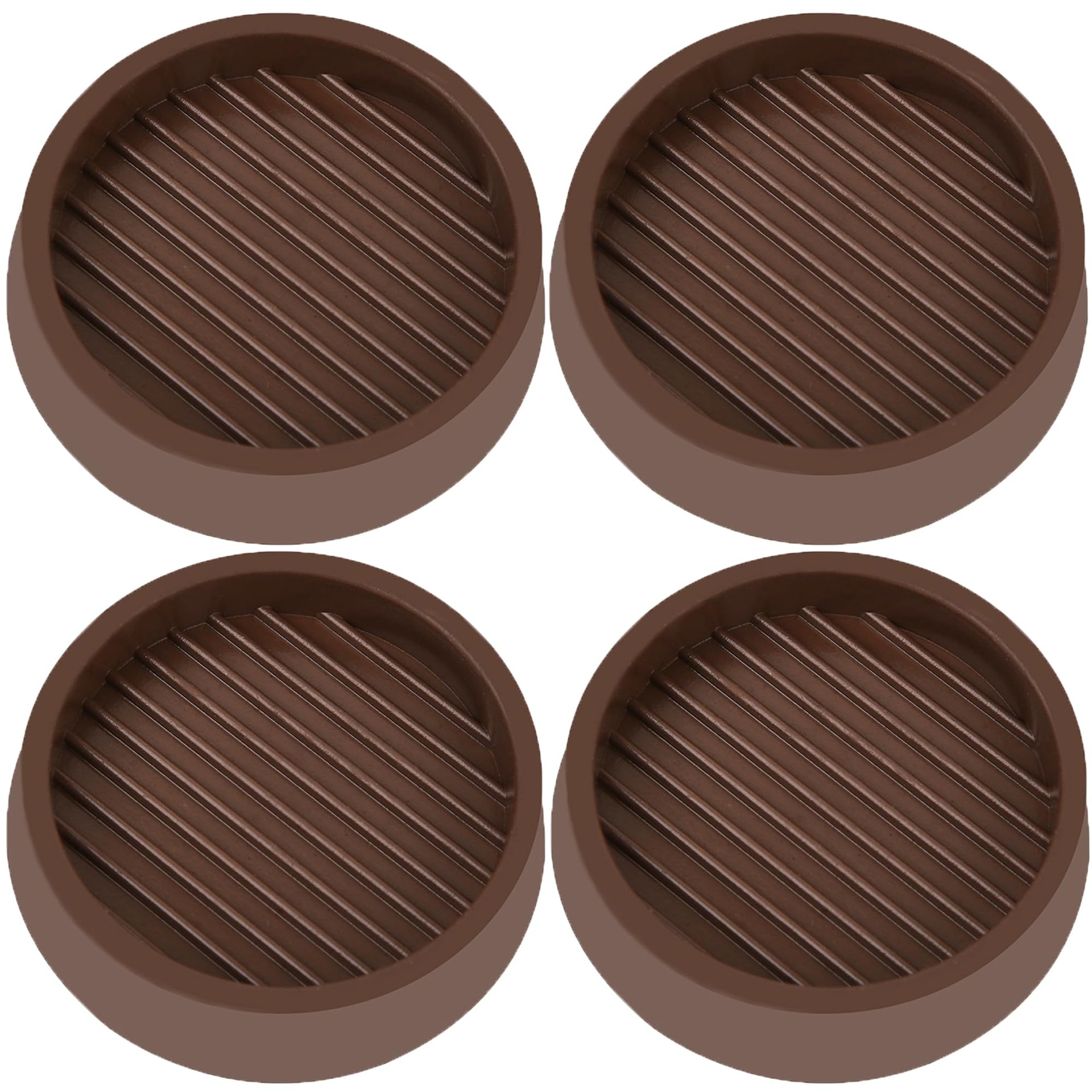 3X3 Round Rubber Caster Cups (9 Count)