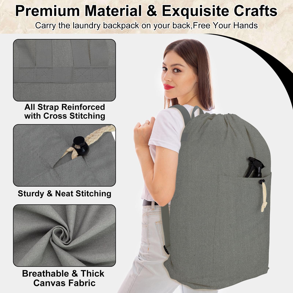 Laundry Bag Backpack