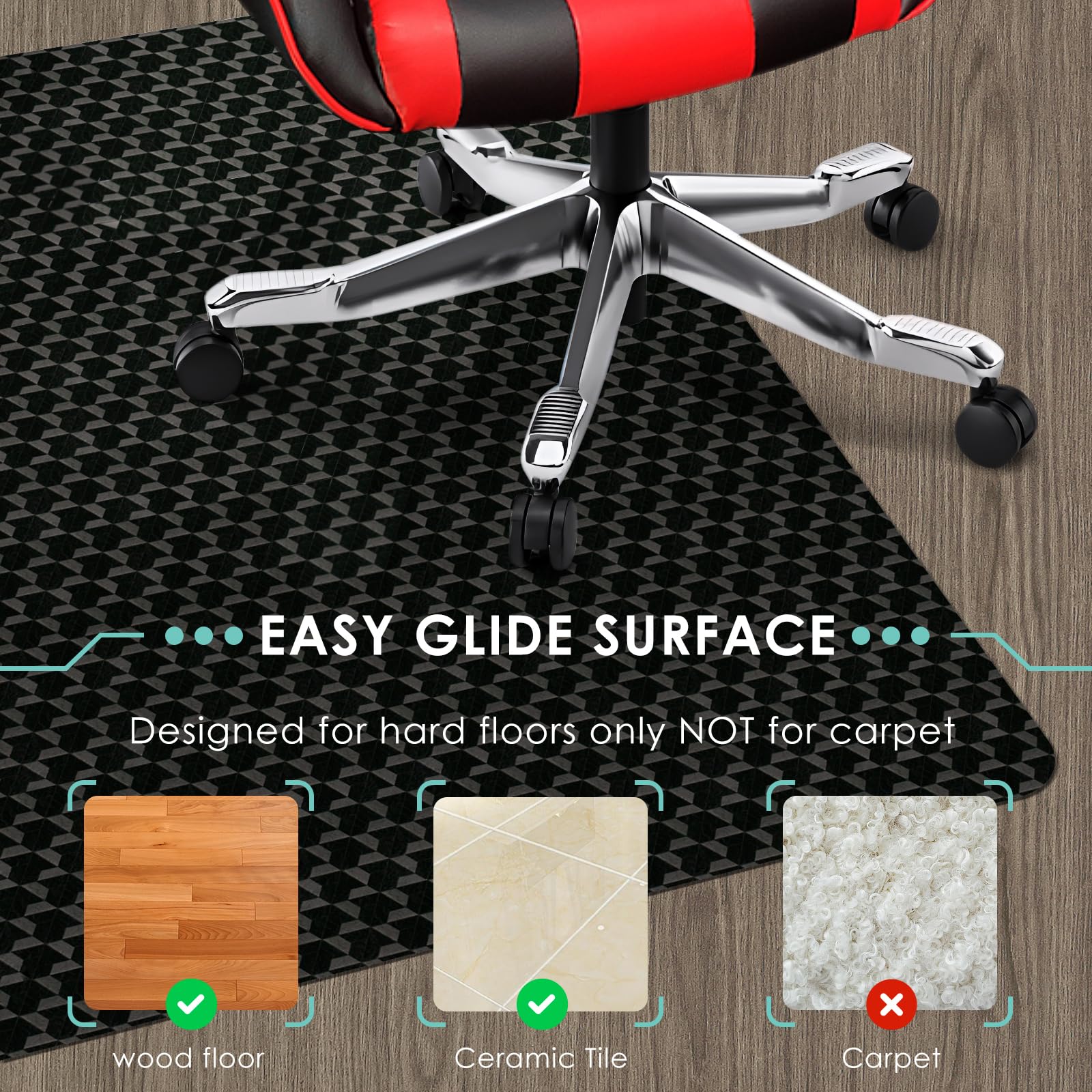 Office Chair Mat for Hardwood Floor