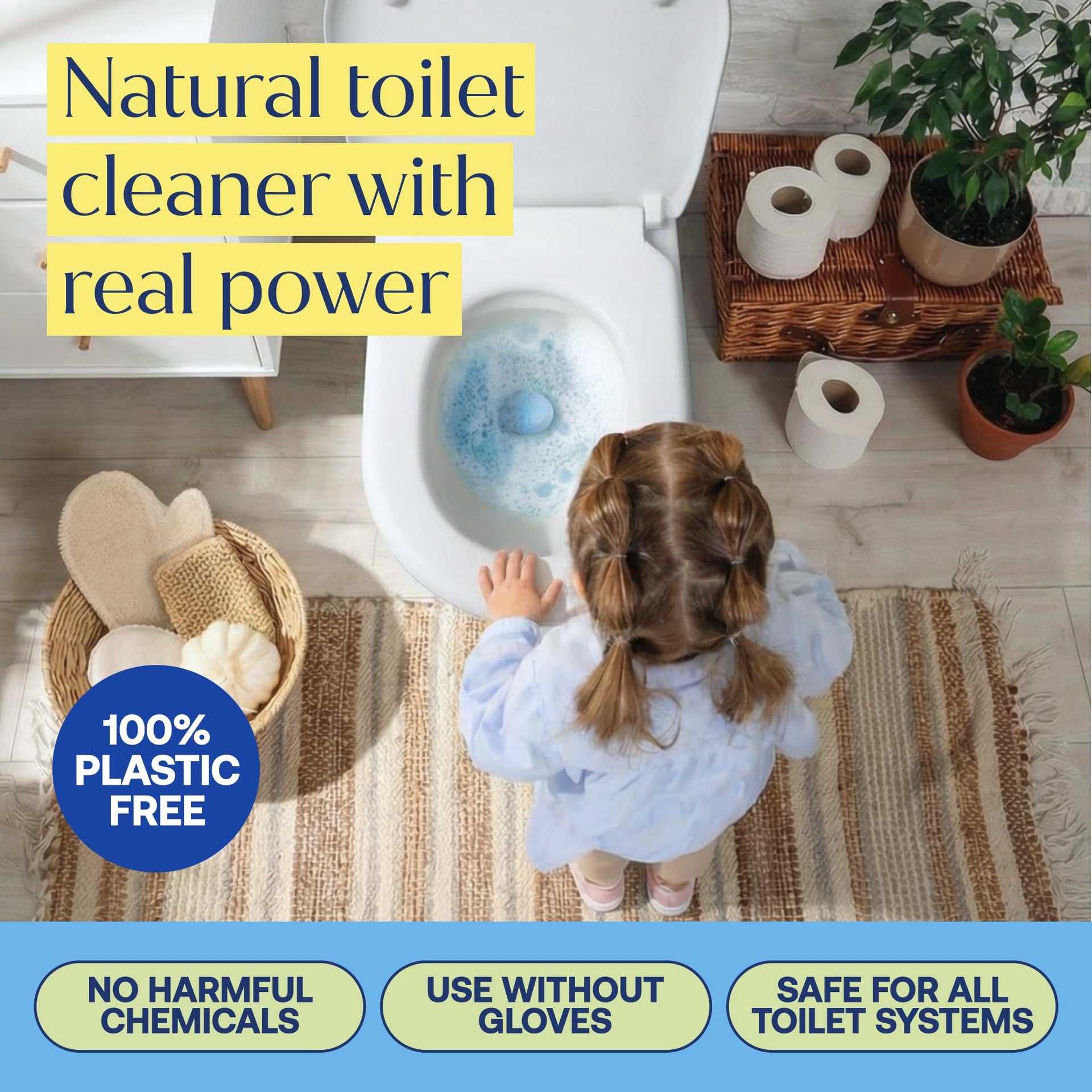 Toilet Bowl Cleaning Tablets (20 Count)