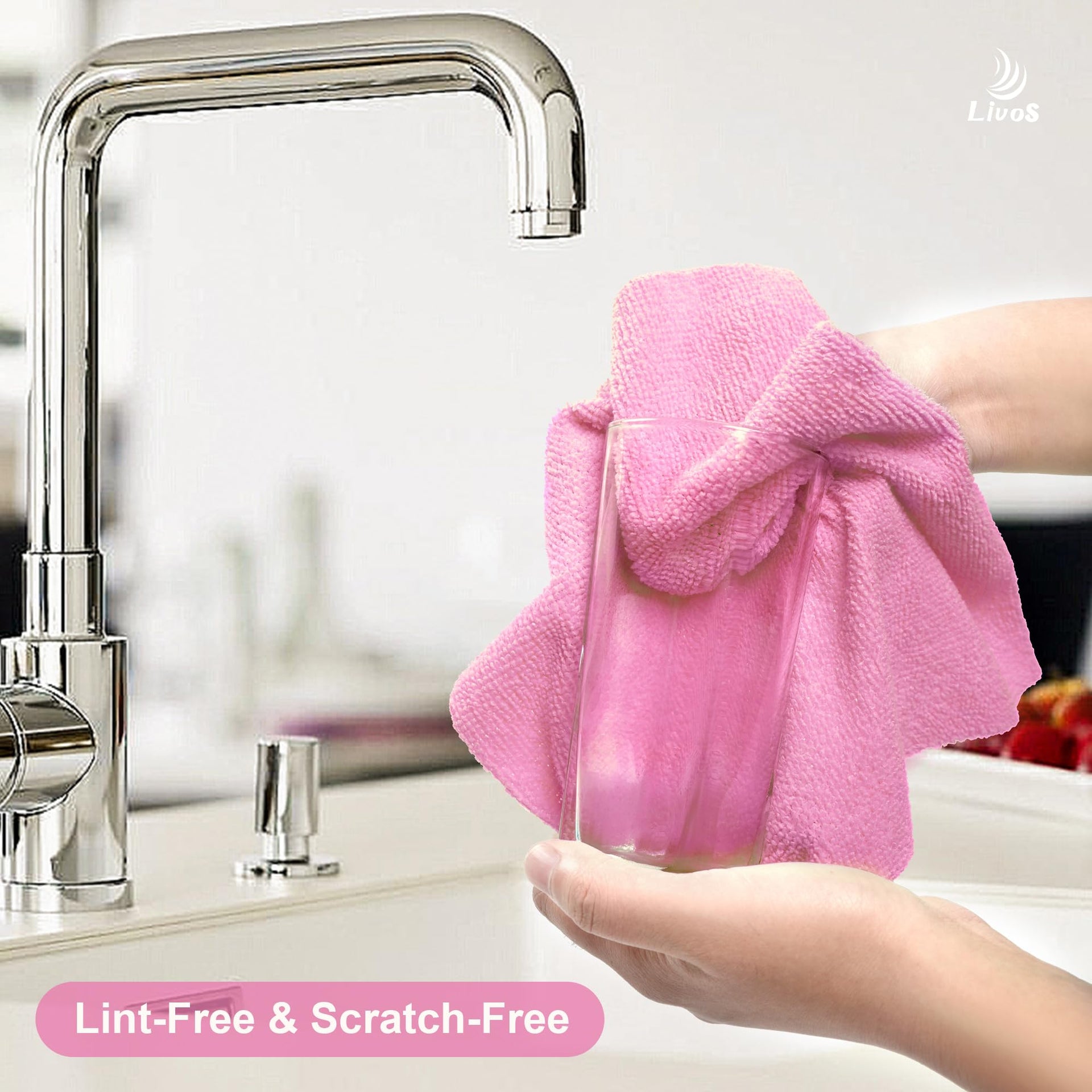 Microfiber Cleaning Cloth Roll (80 Count)