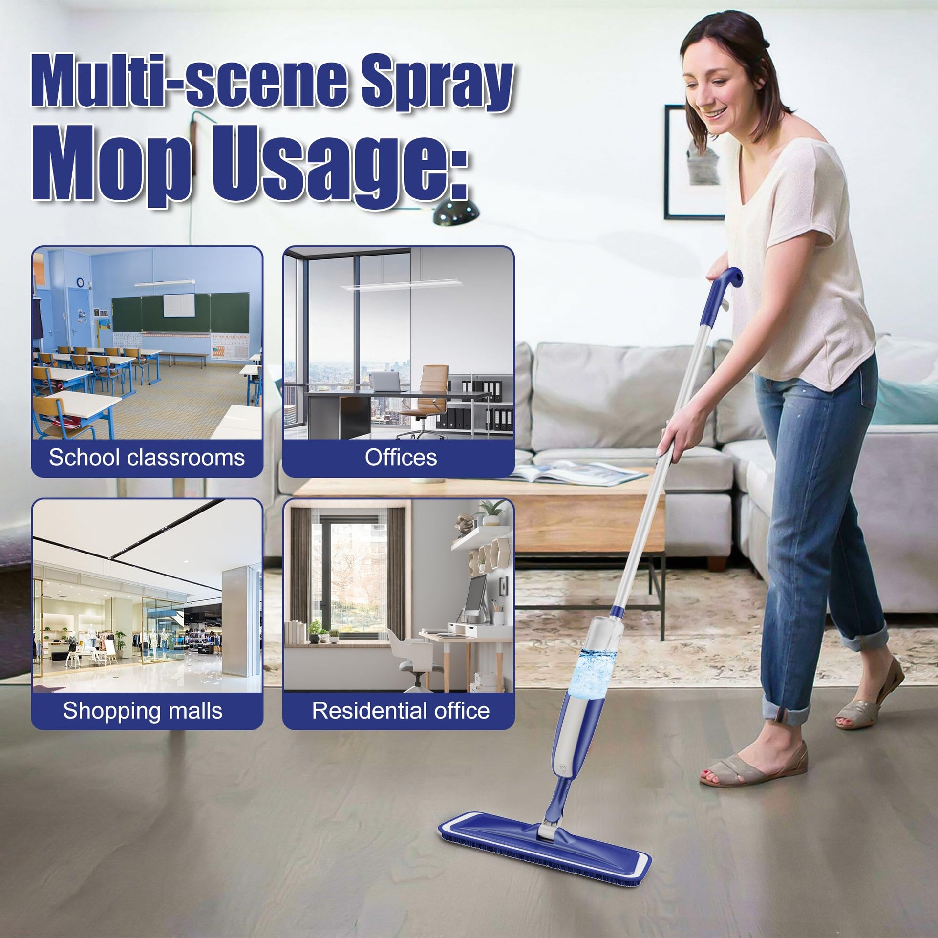 Spray Wet Mops for Floor Cleaning
