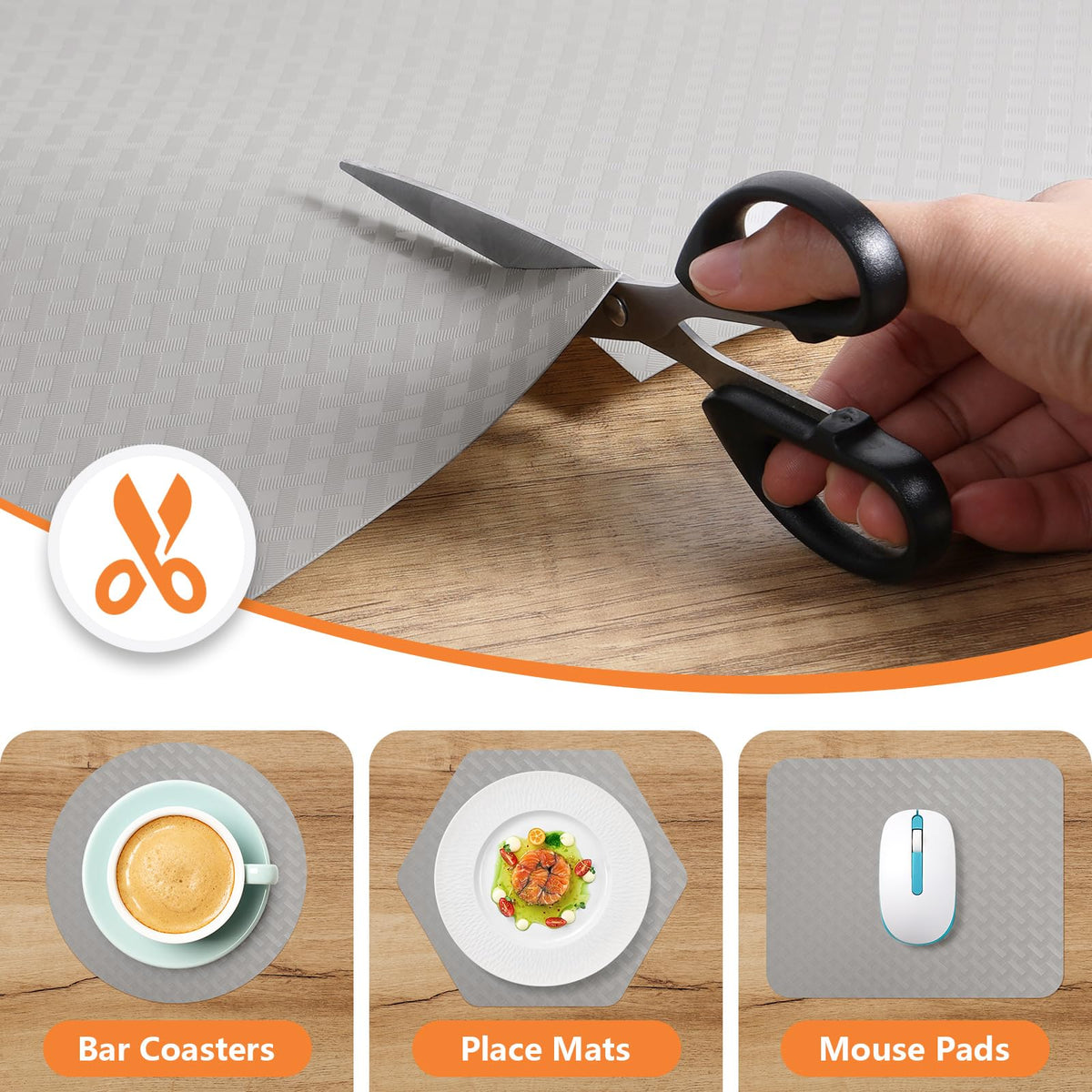 Shelf Liners for Kitchen Cabinets Non Adhensive