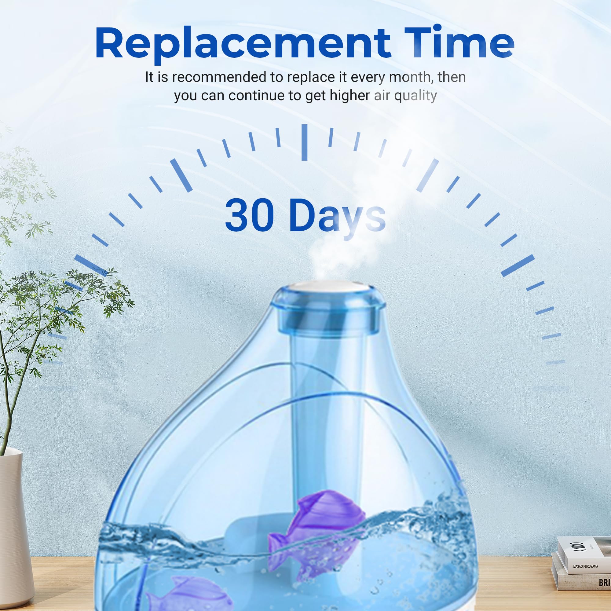 Humidifier Cleaning Fish for Humidifiers and Fish Tanks (6 Count)