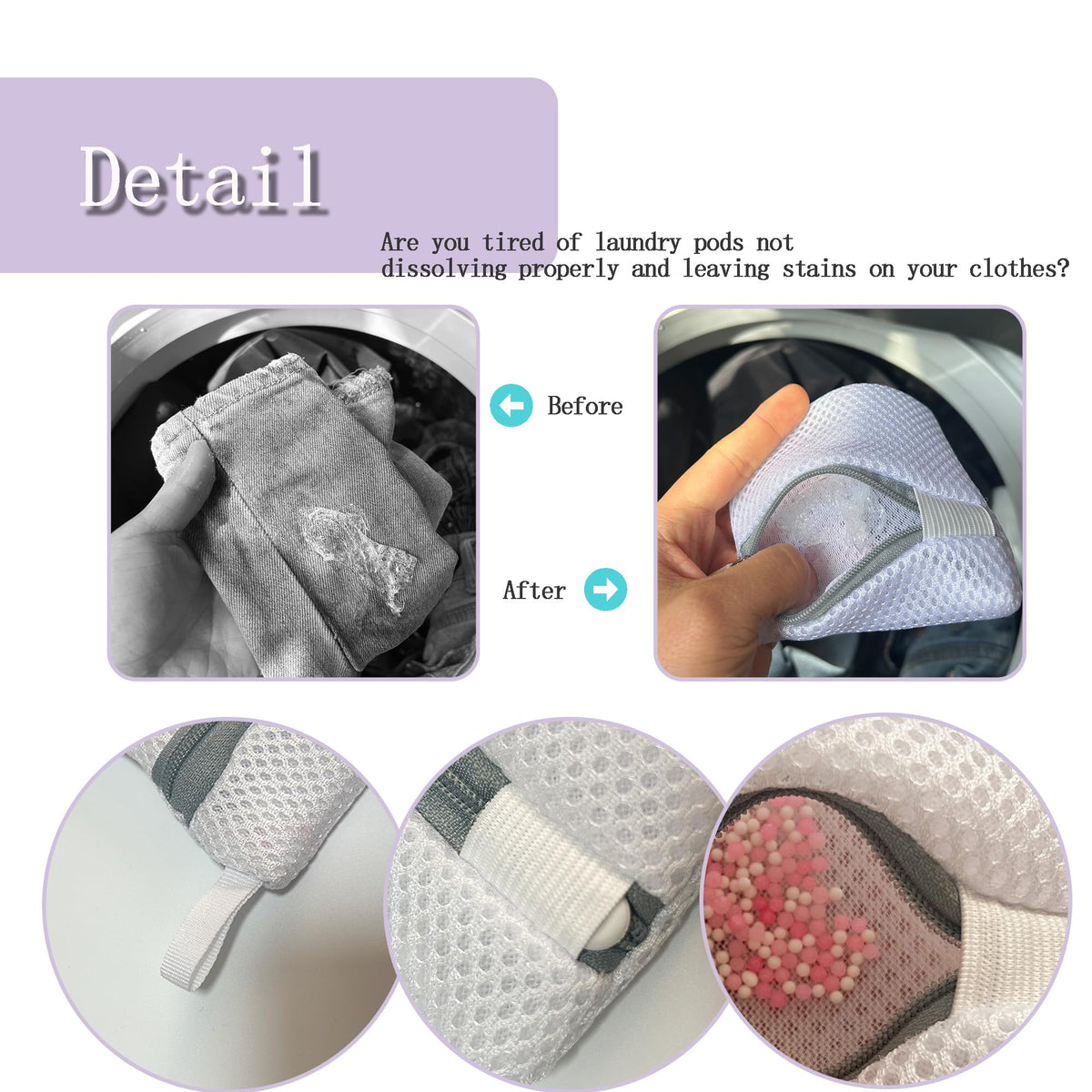4PCS Laundry Pod Anti (4 Count)