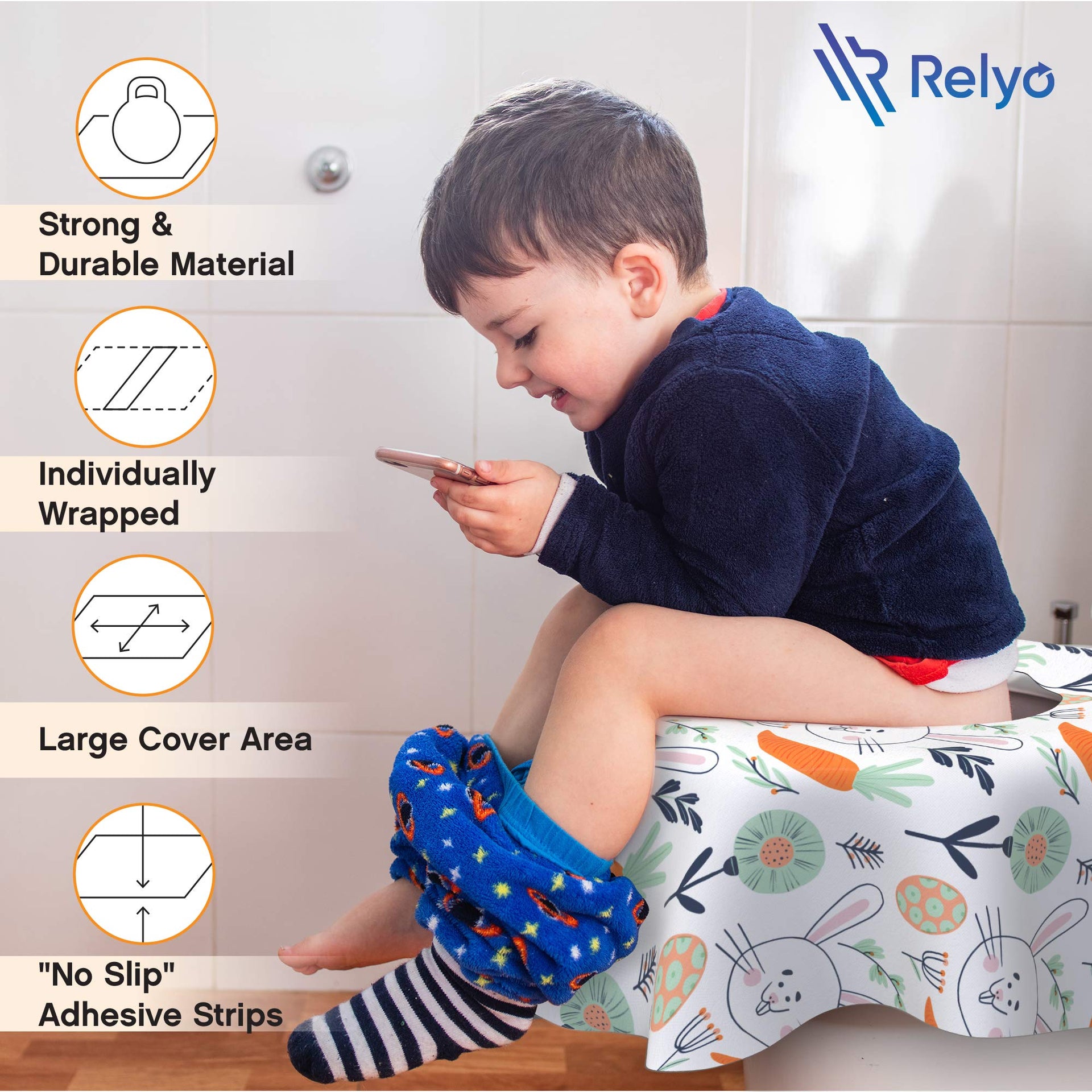 Disposable Toilet Seat Cover for Travel (20 Count)