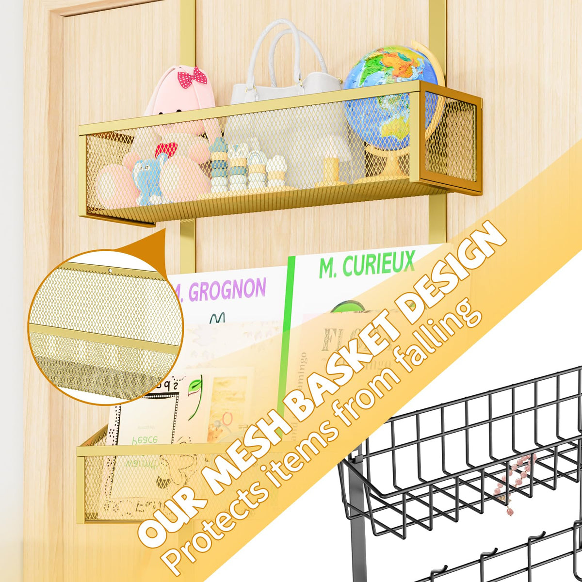 Over The Door Hooks Organizer