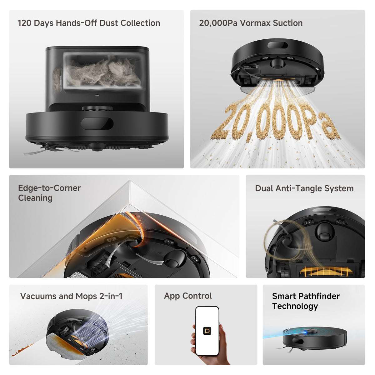 D20 Air Plus Robot Vacuum and Mop