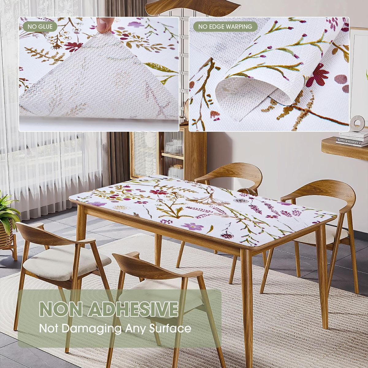Floral Kitchen Cabinet Shelf Liner (240 Sq Ft)