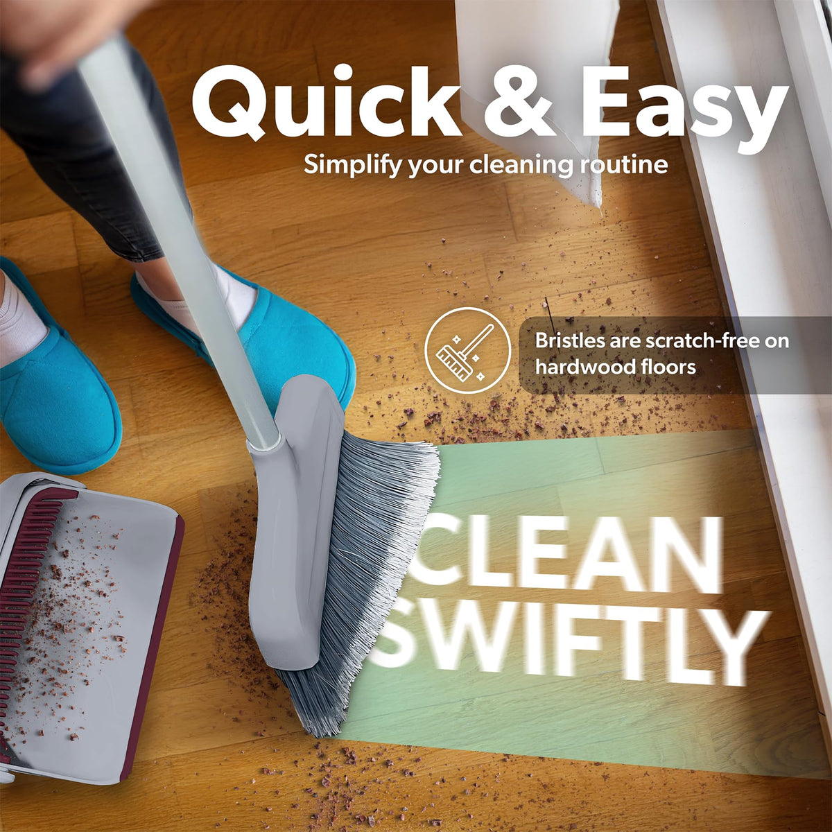 Butler Broom & Dustpan Set