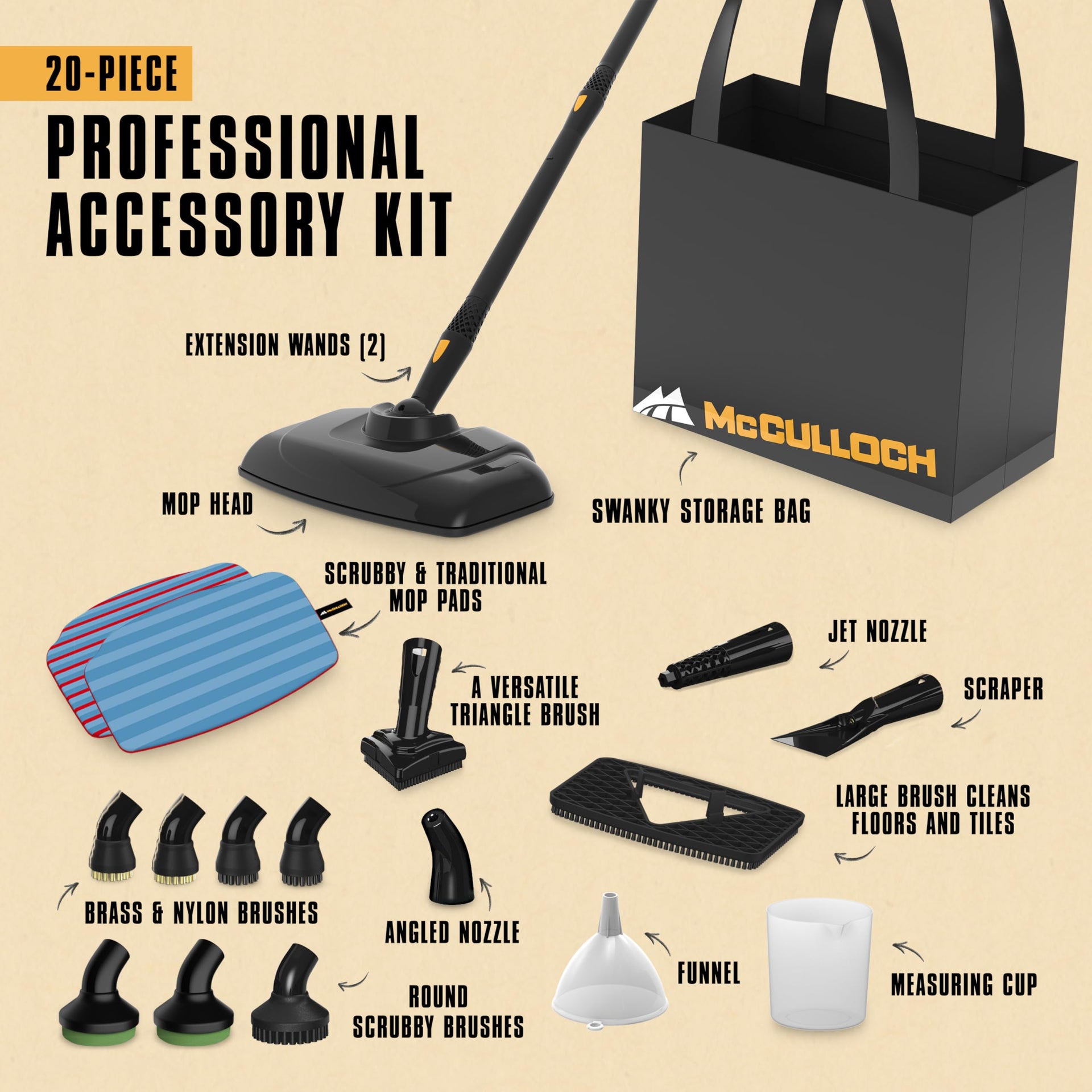 MC1375 Canister Steam Cleaner