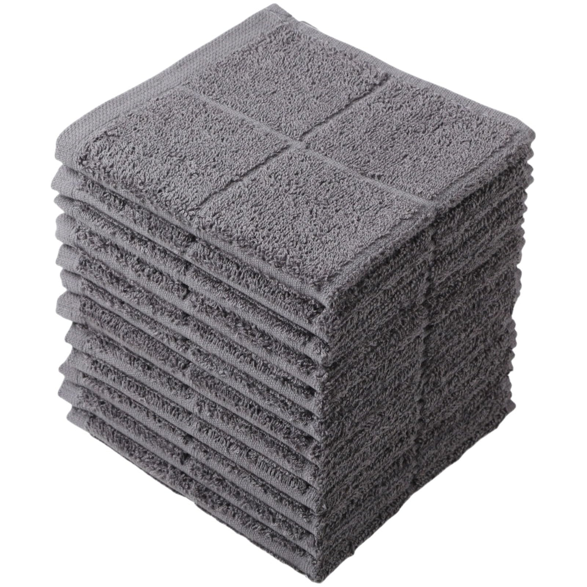 Dishcloths Kitchen Highly Absorbent Dish Rags 100% Cotton Dish Cloths for Washing Dishes (12 Count)