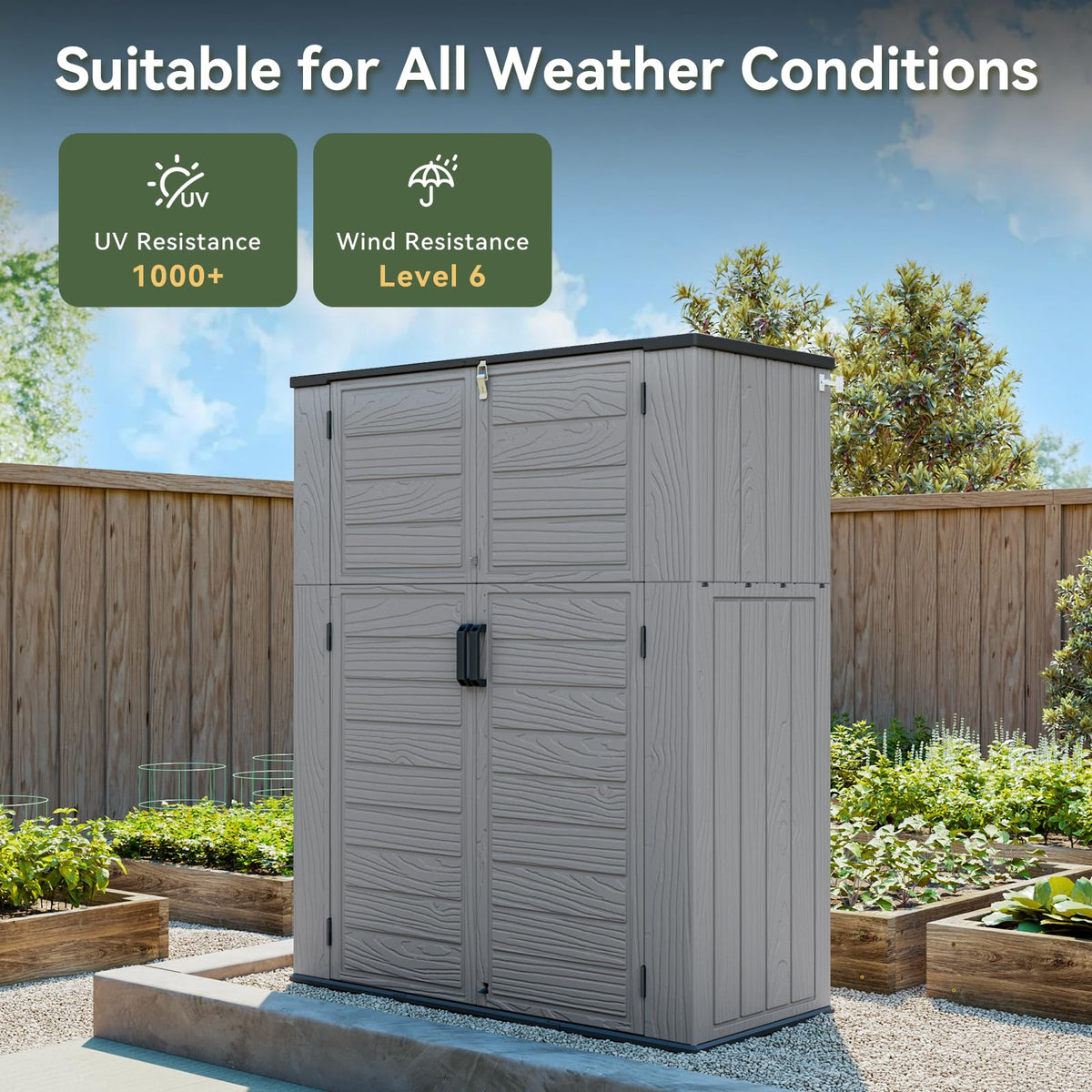 Horizontal Storage Sheds 61 Cu.ft