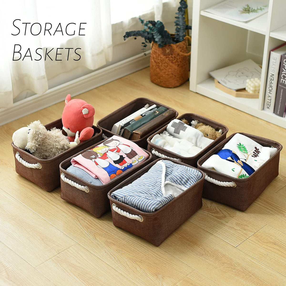 Storage Basket for Organizing (6 Count)