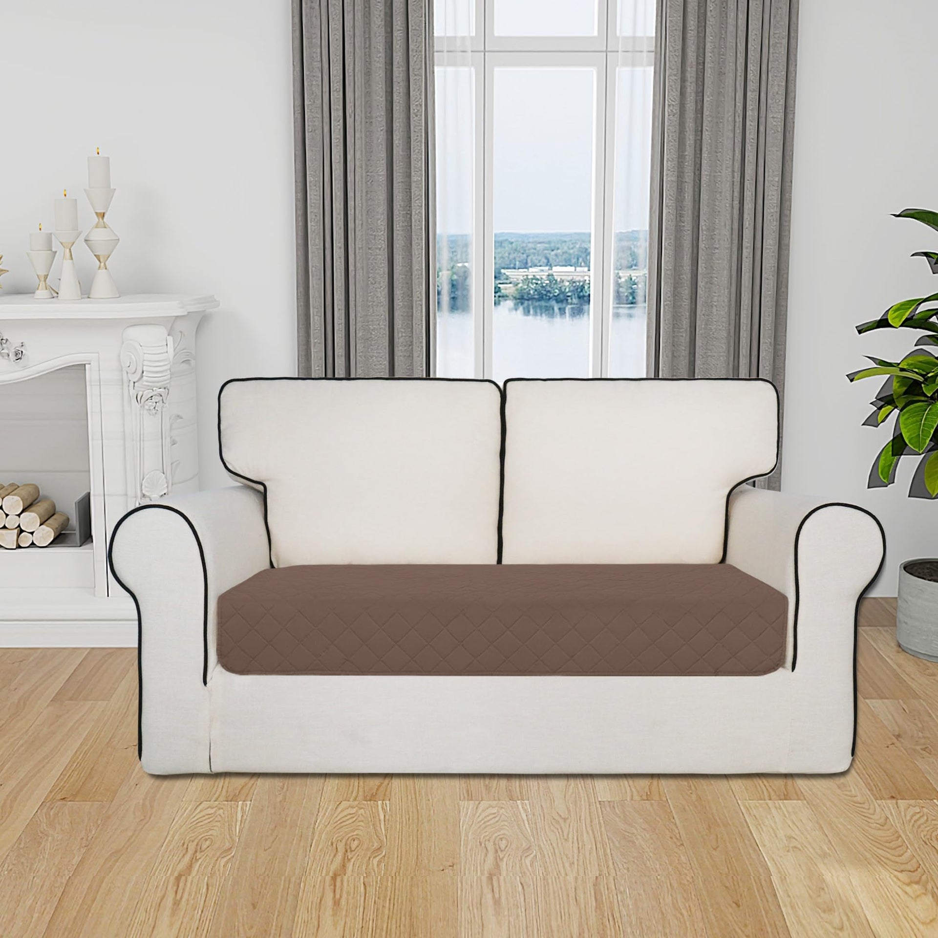Sectional Couch Covers for Dogs L Shape Sofa Cover Reversible Sofa Slipcover Chaise Lounge Cover Furniture Protector Cover for Pets Dog Cat