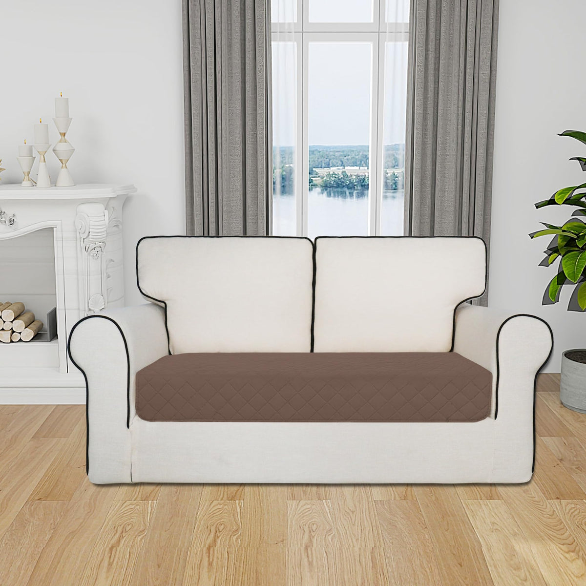 Sectional Couch Covers for Dogs L Shape Sofa Cover Reversible Sofa Slipcover Chaise Lounge Cover Furniture Protector Cover for Pets Dog Cat