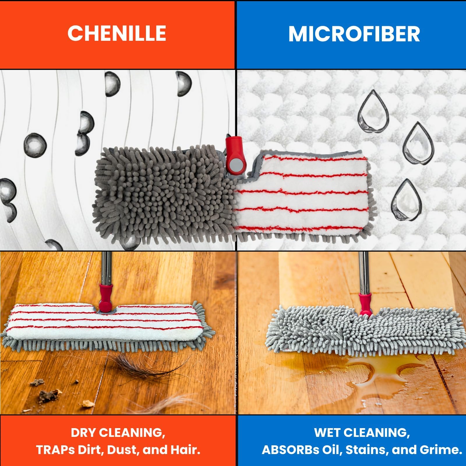 Microfiber Dust Mop for Hardwood Floor Cleaning