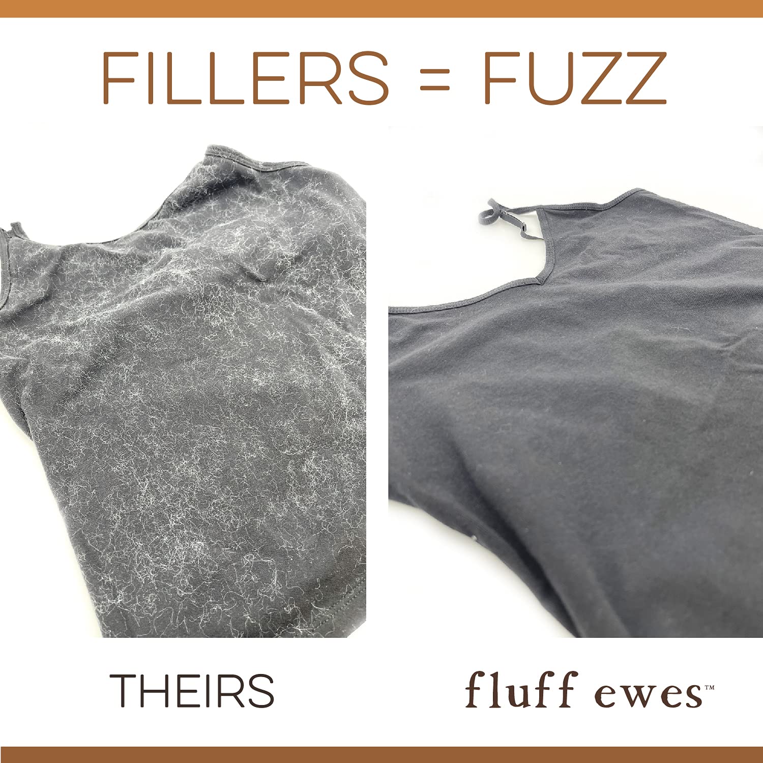 Fluff Ewes Wool Dryer Balls 3 Pack (3 Count)