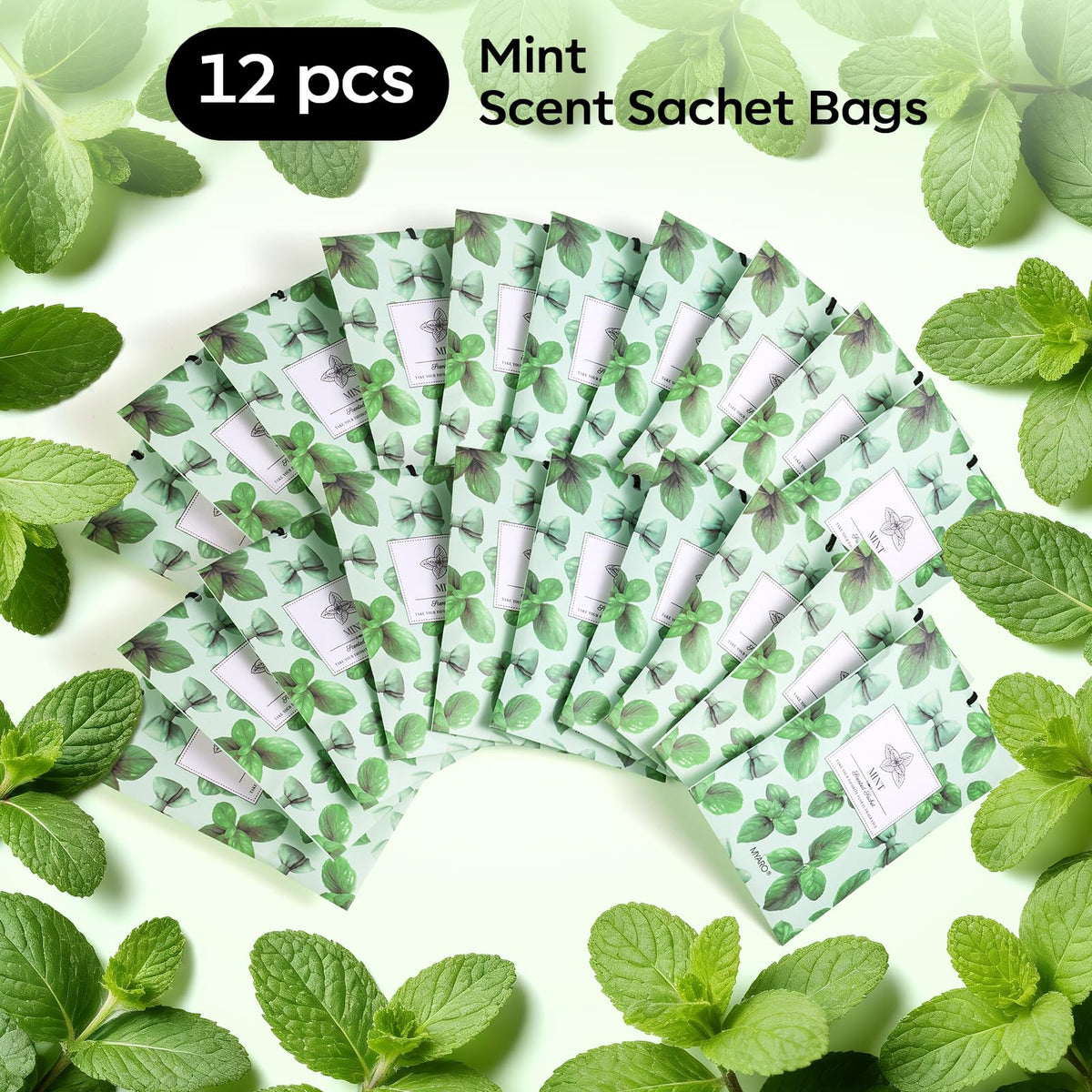 20Pcs Peppermint Scented Sachets (20 Count)