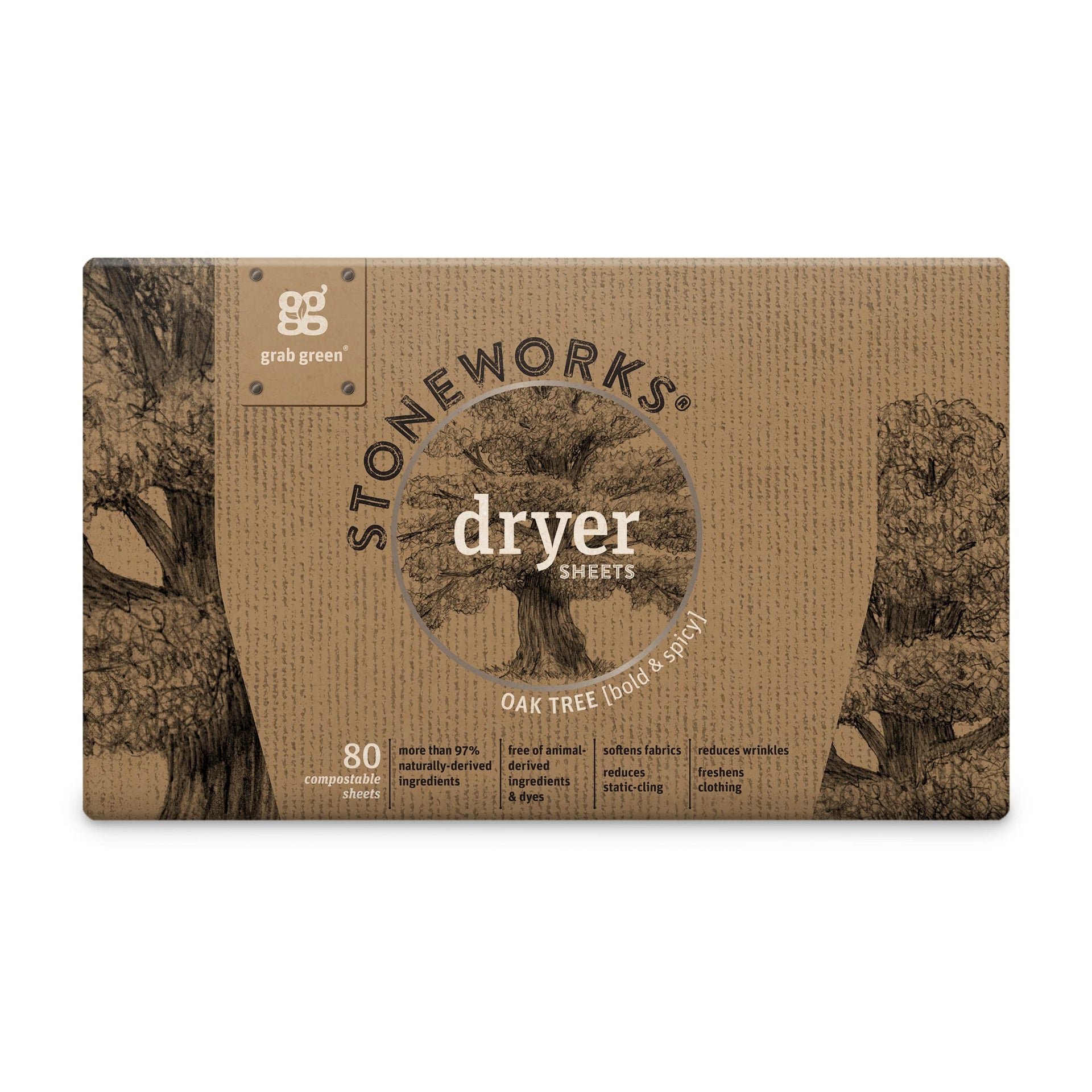 Stoneworks Laundry Detergent Pods and Dryer Sheet Bundle (80 Count)