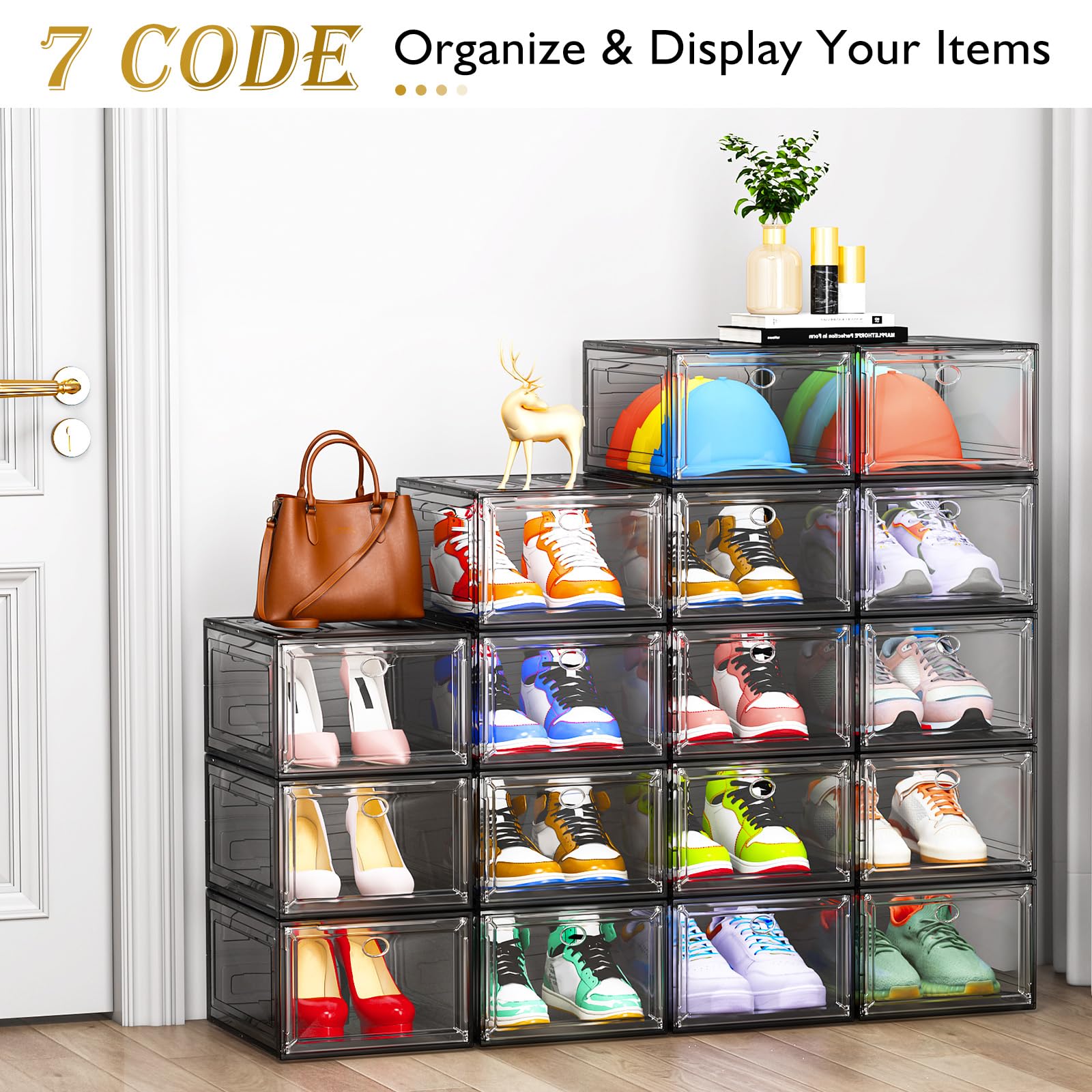 12 Pack Shoe Organizer (12 Count)