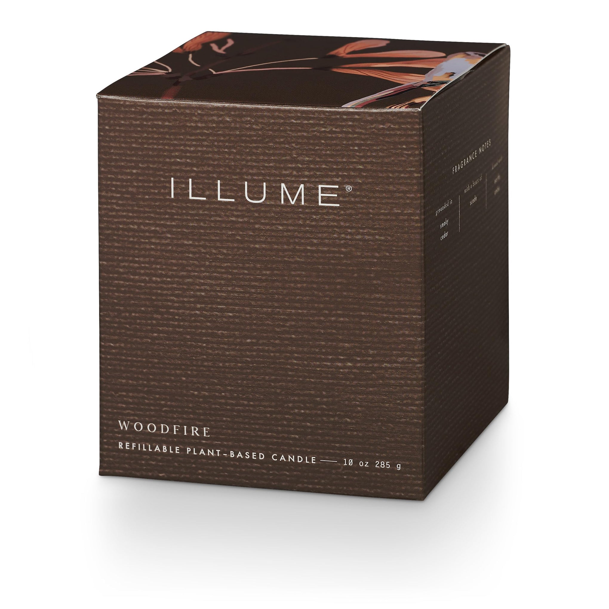 Refillable Boxed Glass Candle