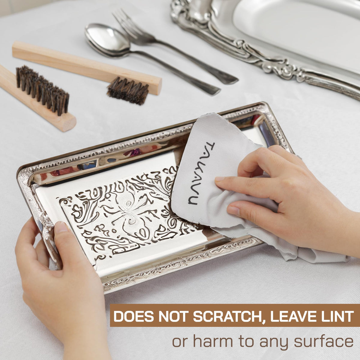 Silver Cleaning Brush Set (3 Count)