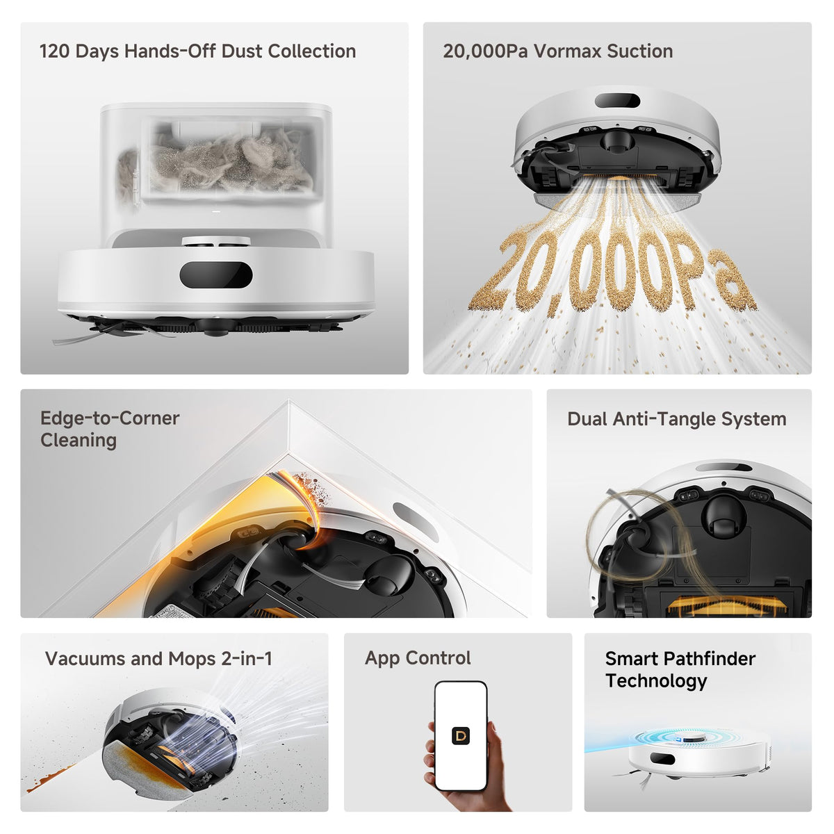 D20 Air Plus Robot Vacuum and Mop