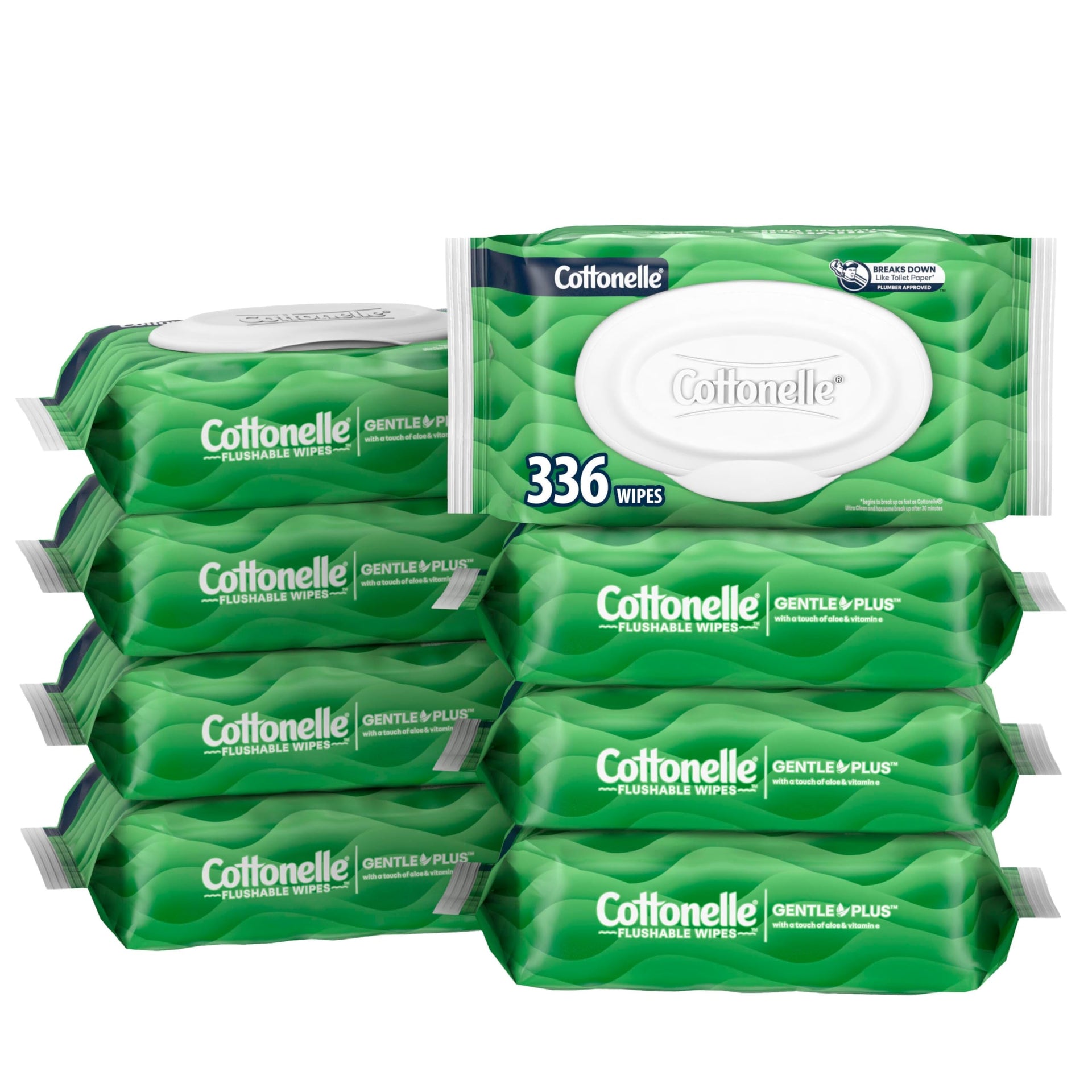 GentlePlus Flushable Wipes (336 Count)