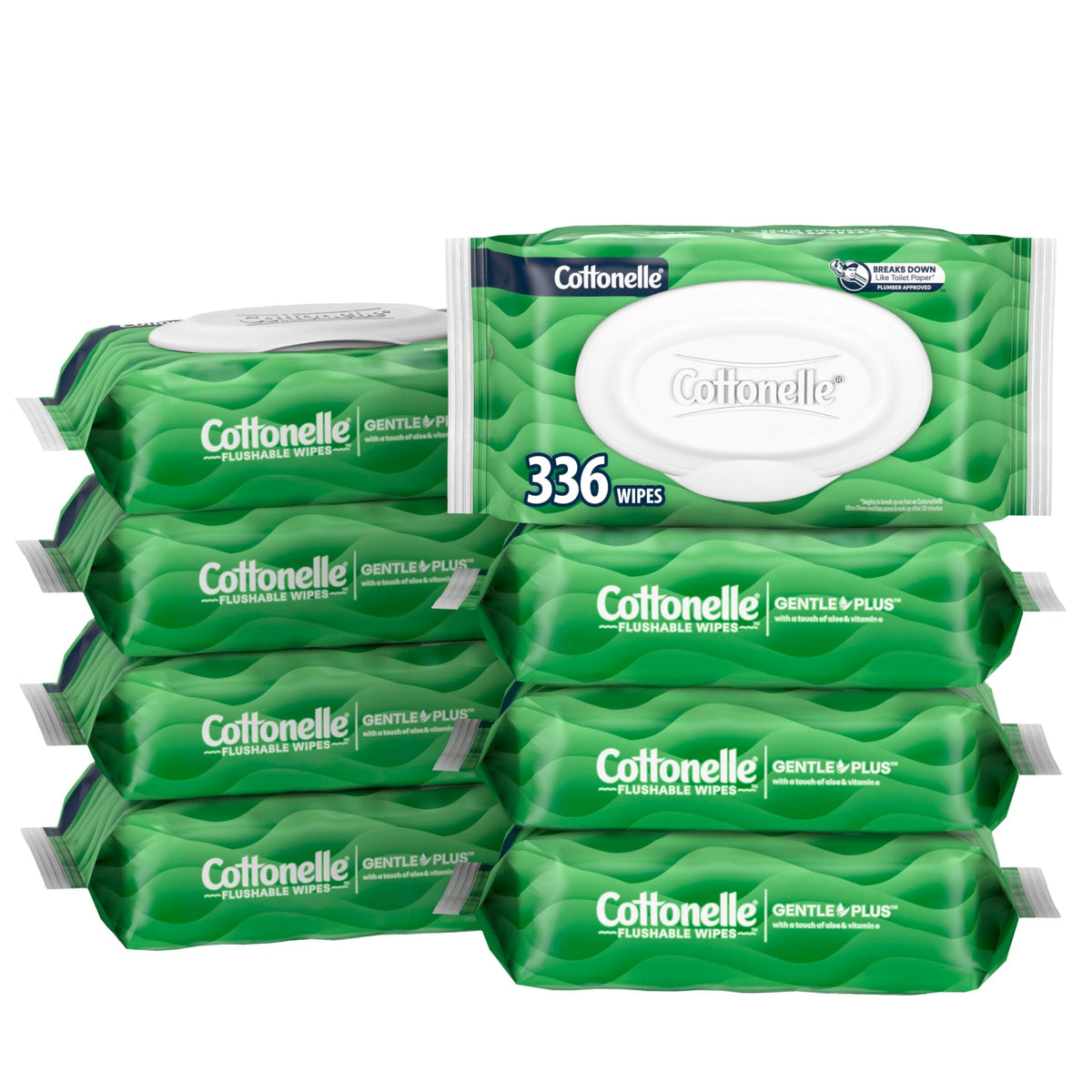 GentlePlus Flushable Wipes (336 Count)