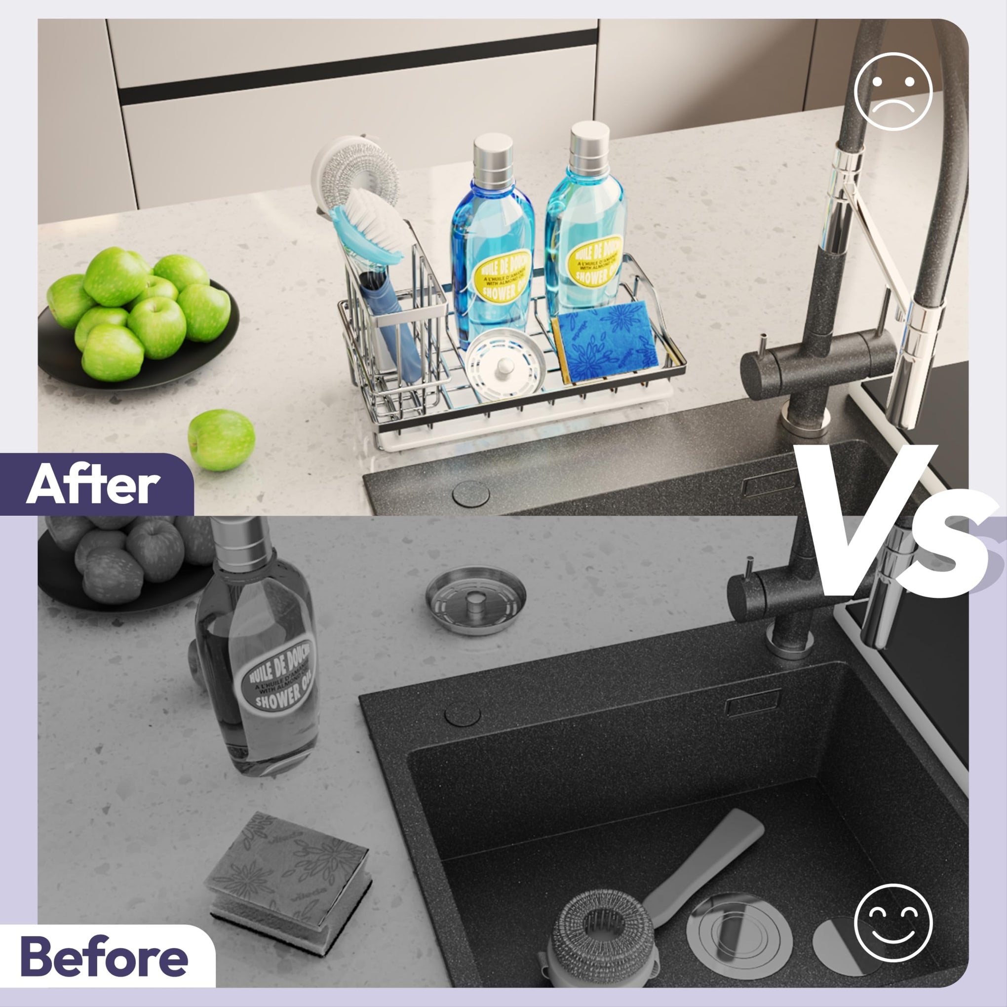 Multifunctional Kitchen Sink Caddy