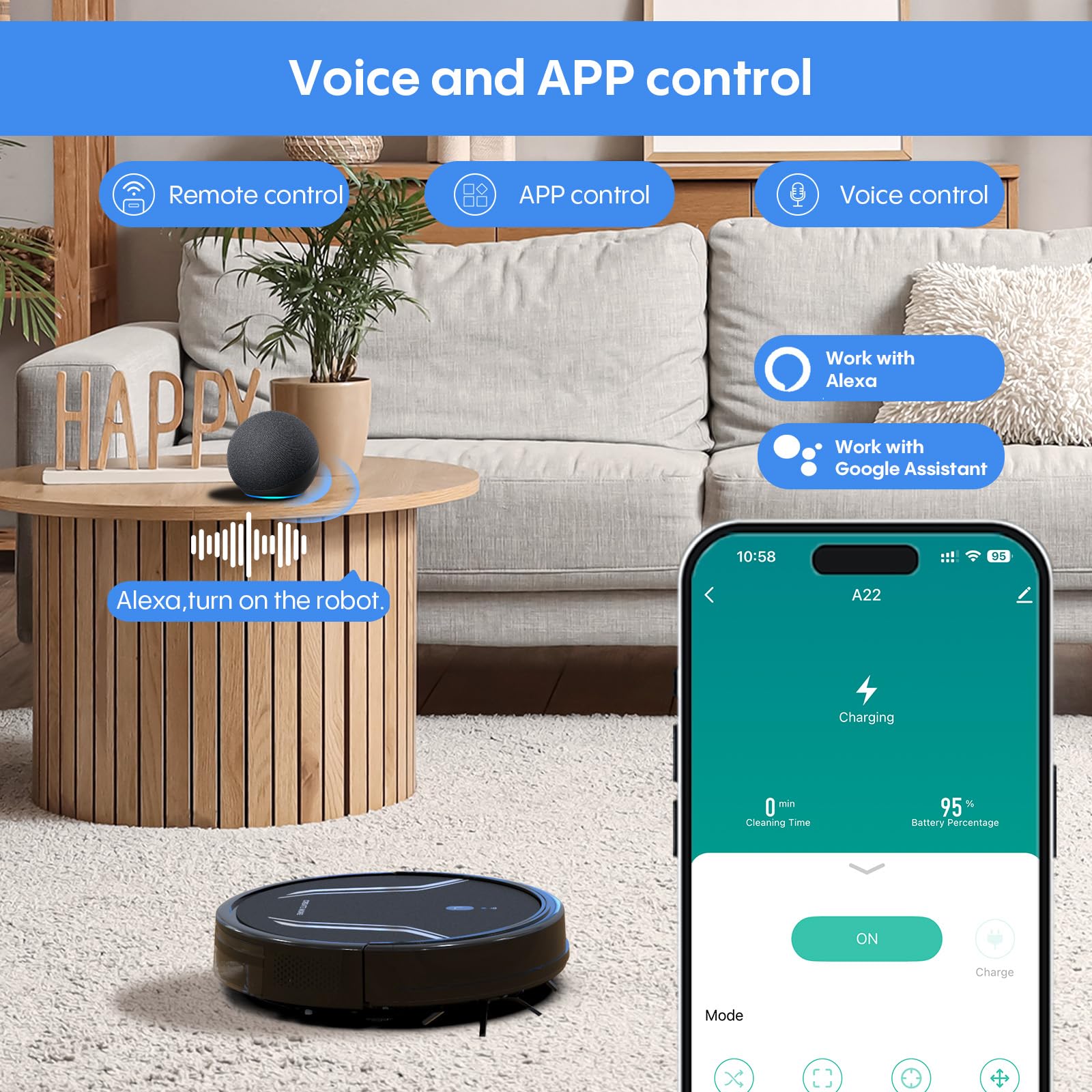 Robot Vacuum and Mop Combo