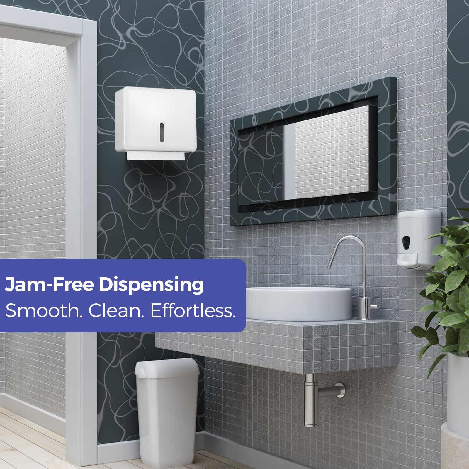 Multifold Paper Towel Dispenser Wall Mount