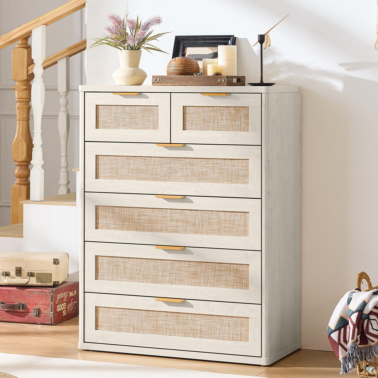 Rattan Dresser for Bedroom Set 2