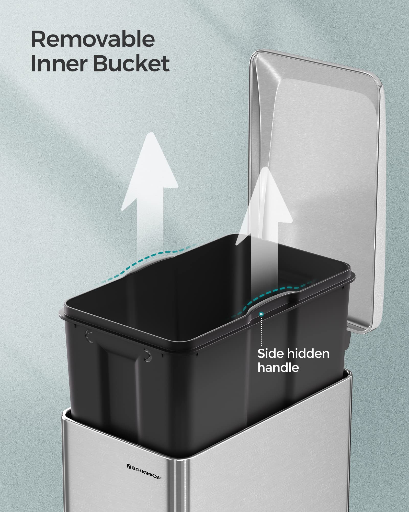 Slim Trash Can