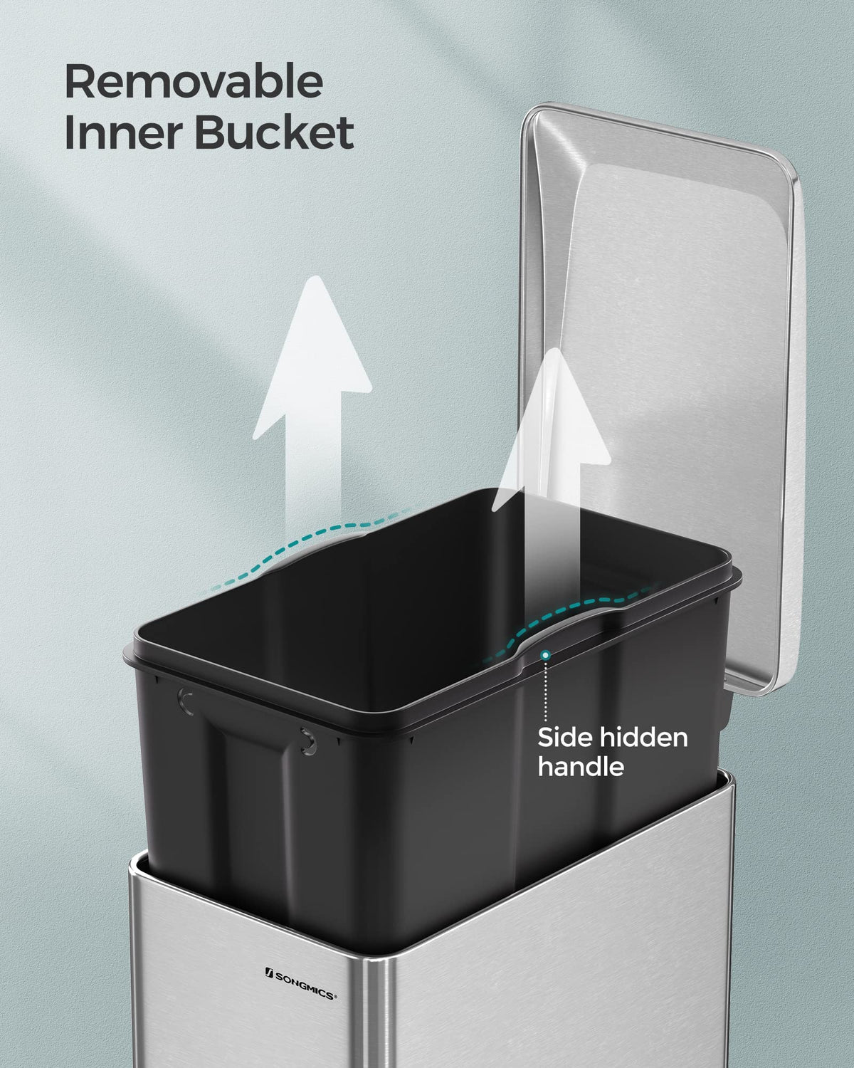 Slim Trash Can