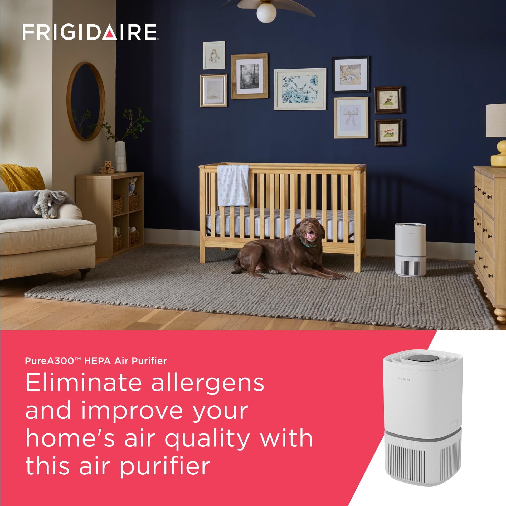 PureA300 HEPA Air Purifier for Small Bedrooms