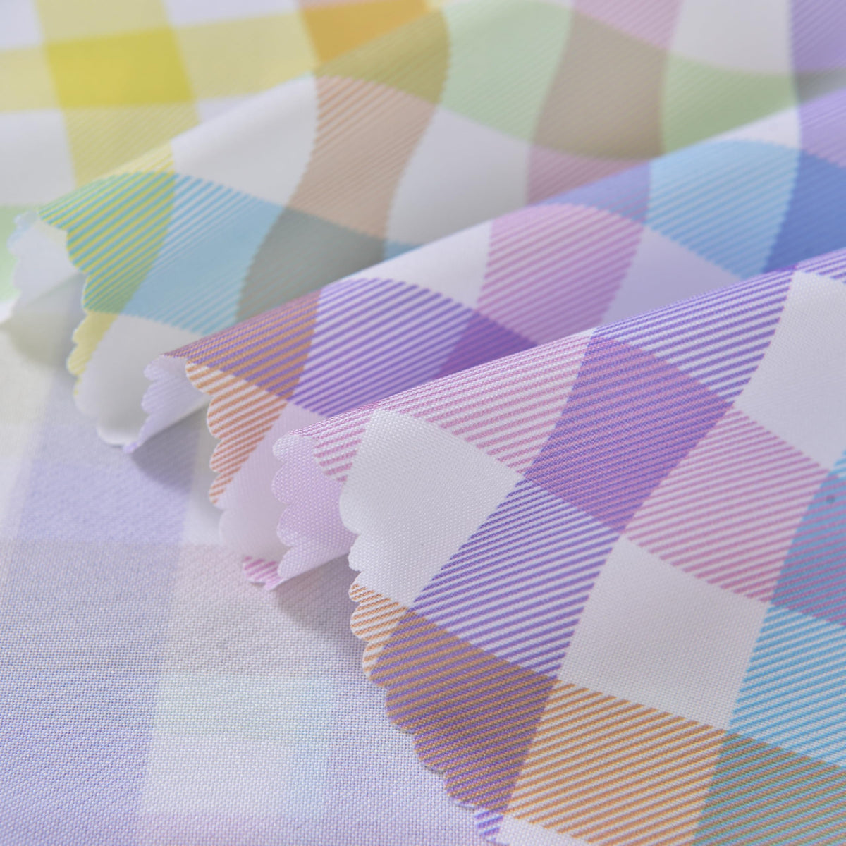 Waterproof Plaid Tablecloth Fabric