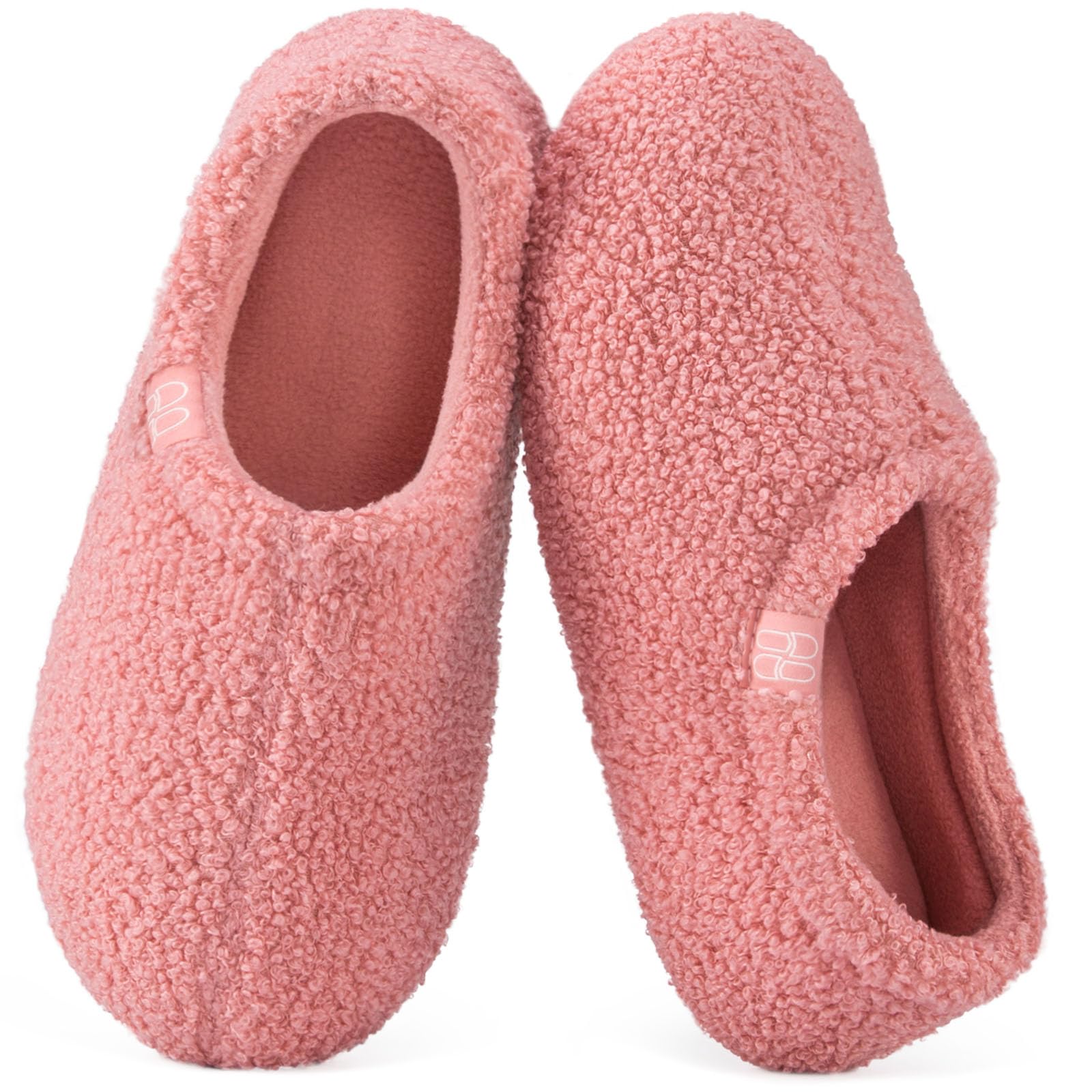 Women's Fuzzy Curly Fur Loafer Slippers