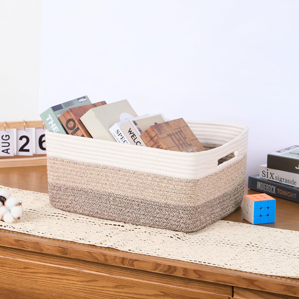 Large Storage Baskets for Organizing (4 Count)