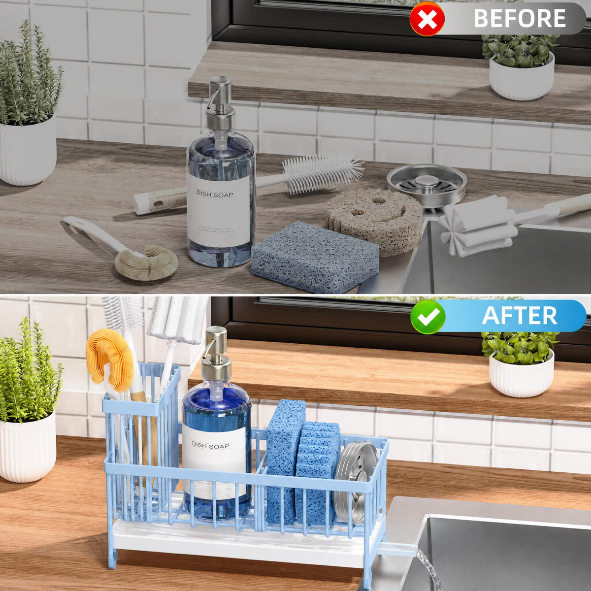 Sponge Holder for Kitchen Sink
