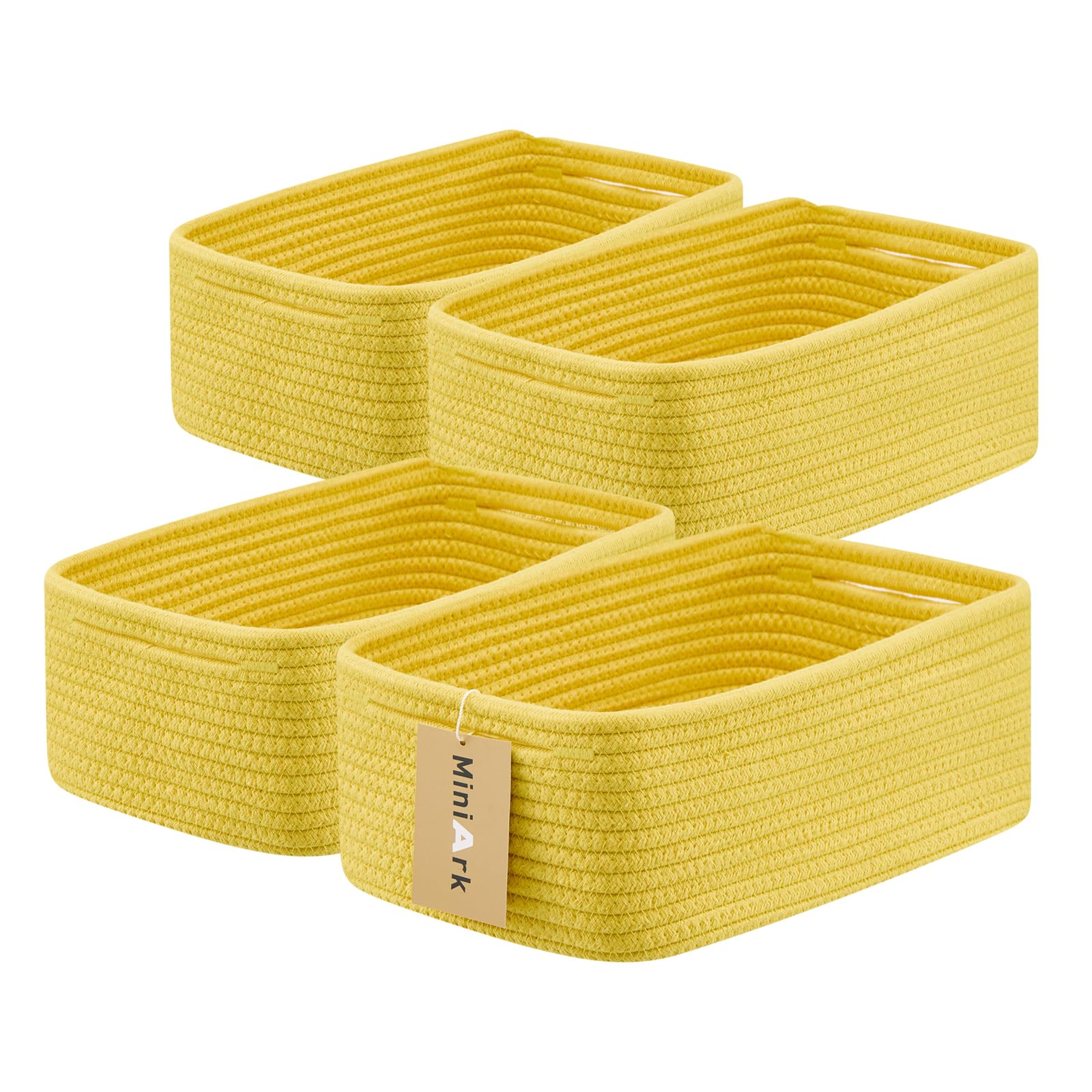 Small Storage Baskets for Organizing (4 Count)